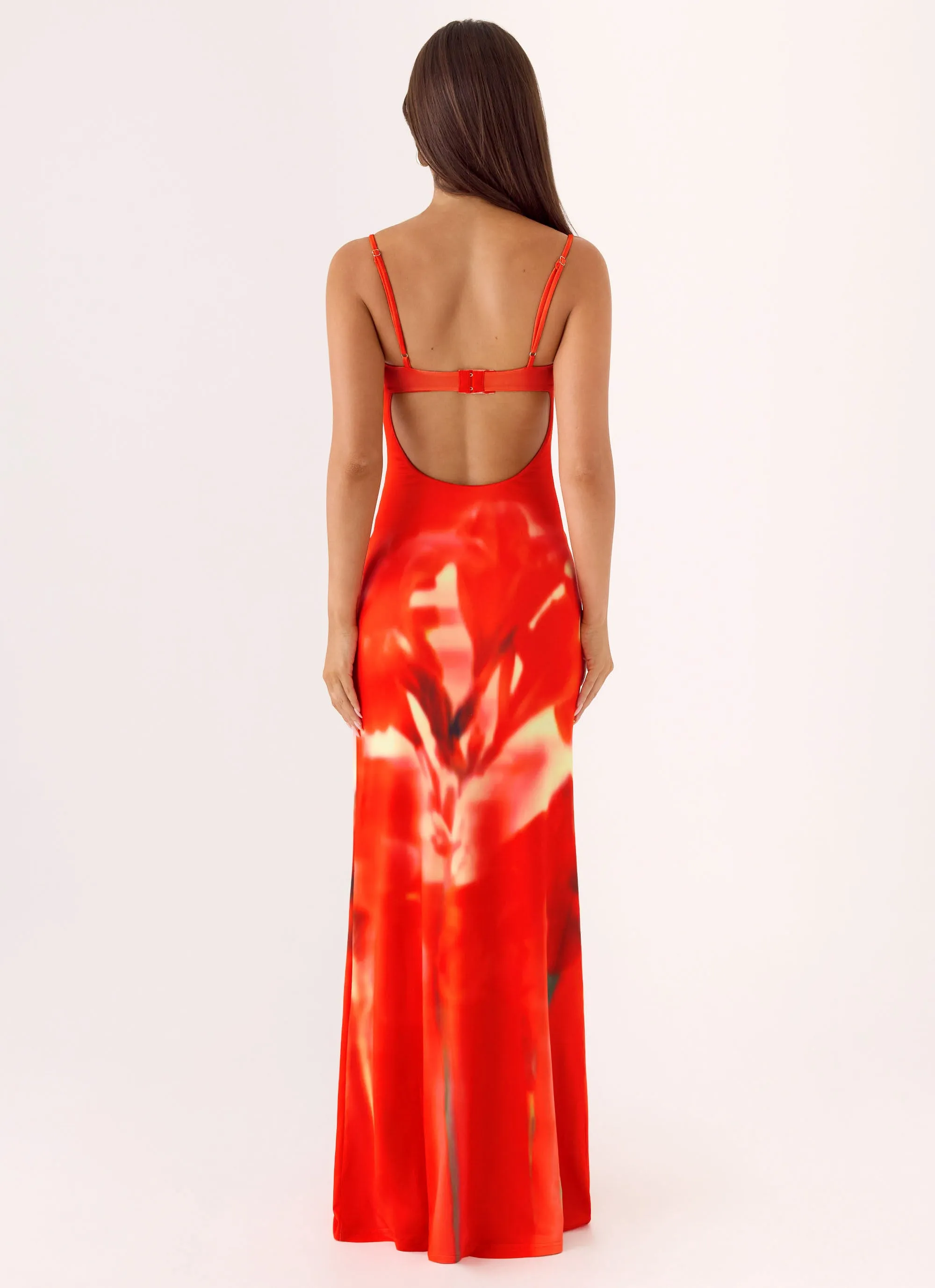Vamonos Maxi Dress - Fire Petal sold by Peppermayo product image thumbnail 3
