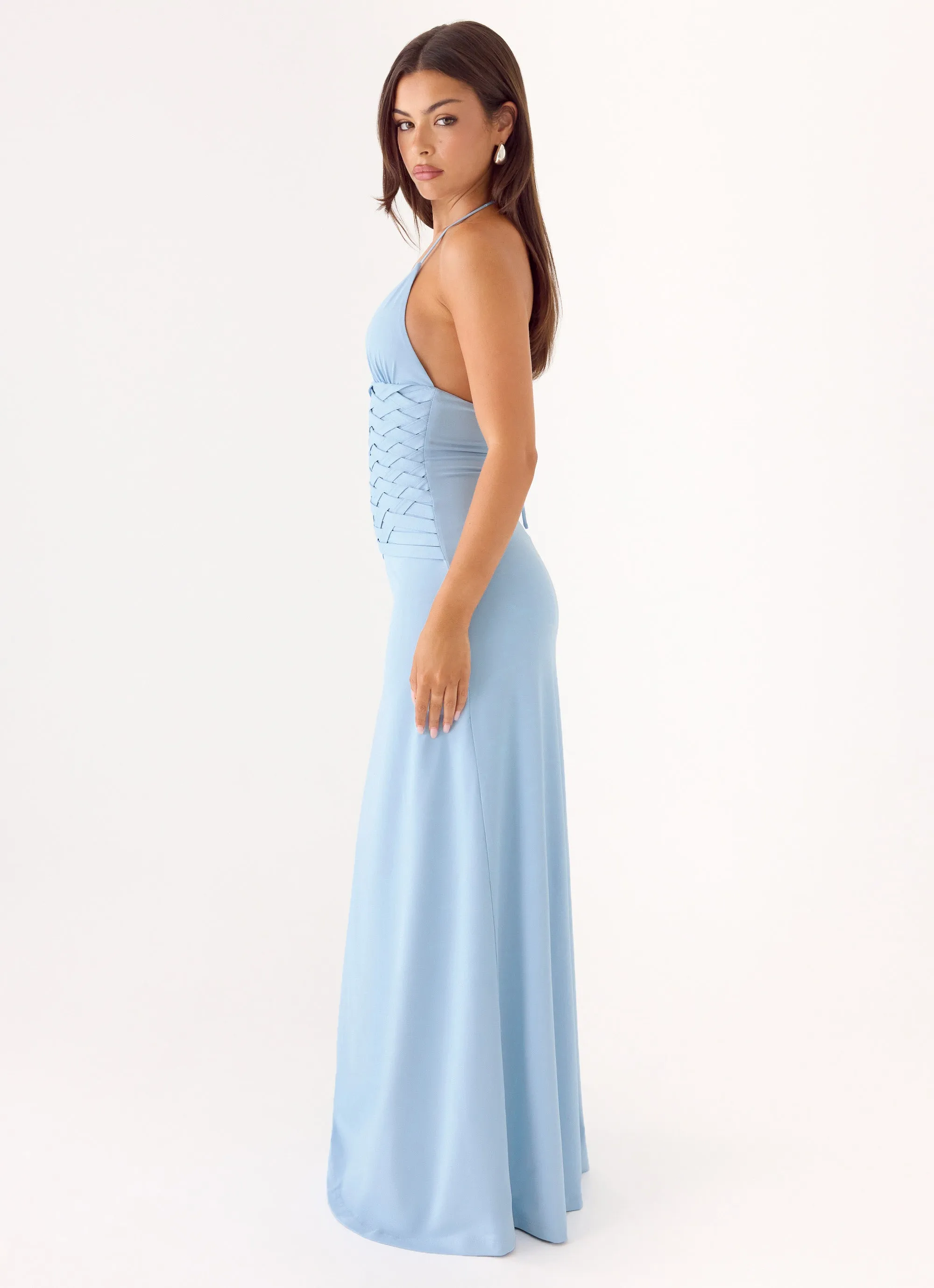 Miliano Handwoven Maxi Dress - Blue sold by Peppermayo product image thumbnail 2