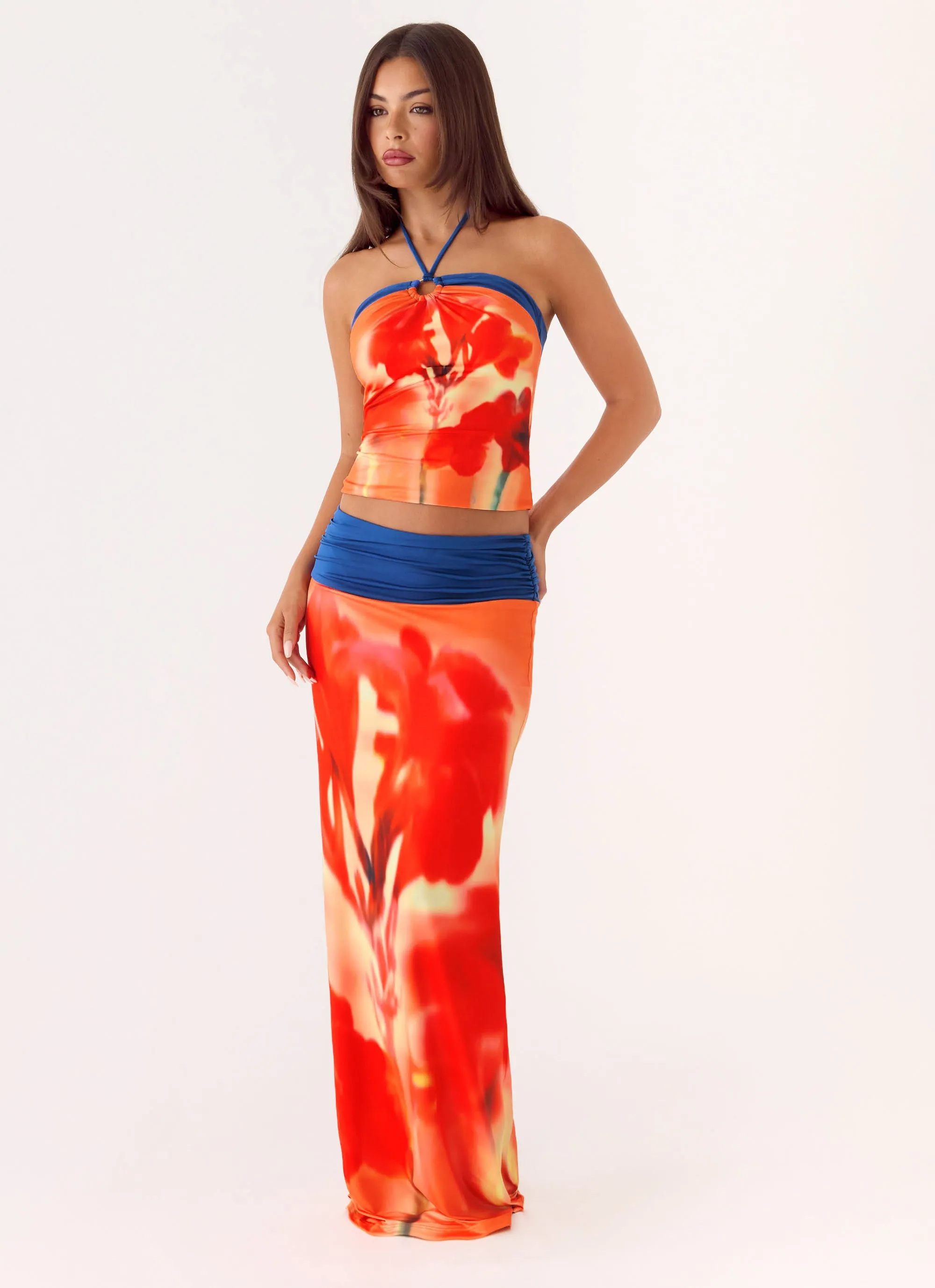 Fraser Maxi Skirt - Sunburnt Petal sold by Peppermayo product image thumbnail 5