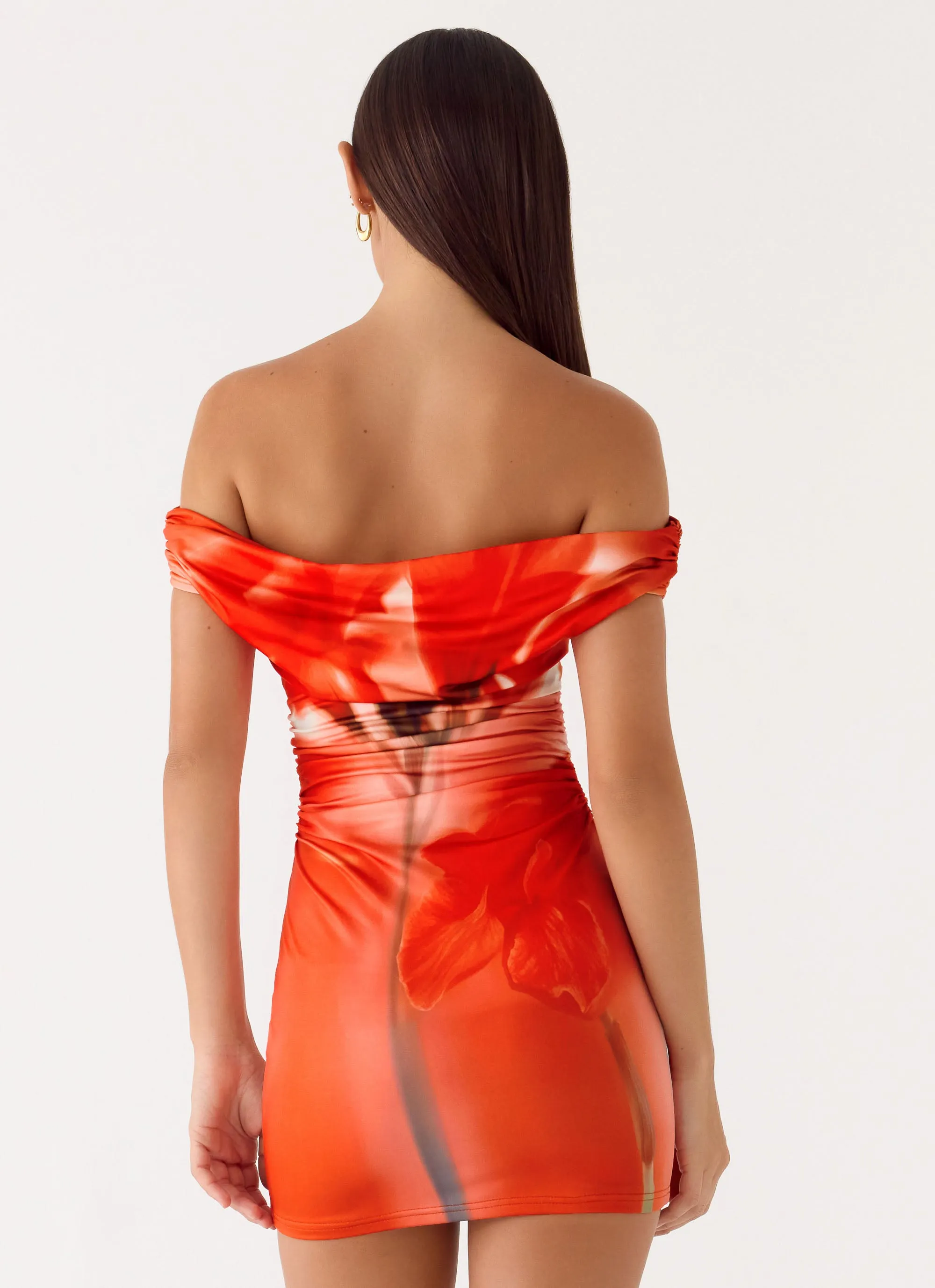 Moka Mini Dress - Fire Petal sold by Peppermayo product image thumbnail 3
