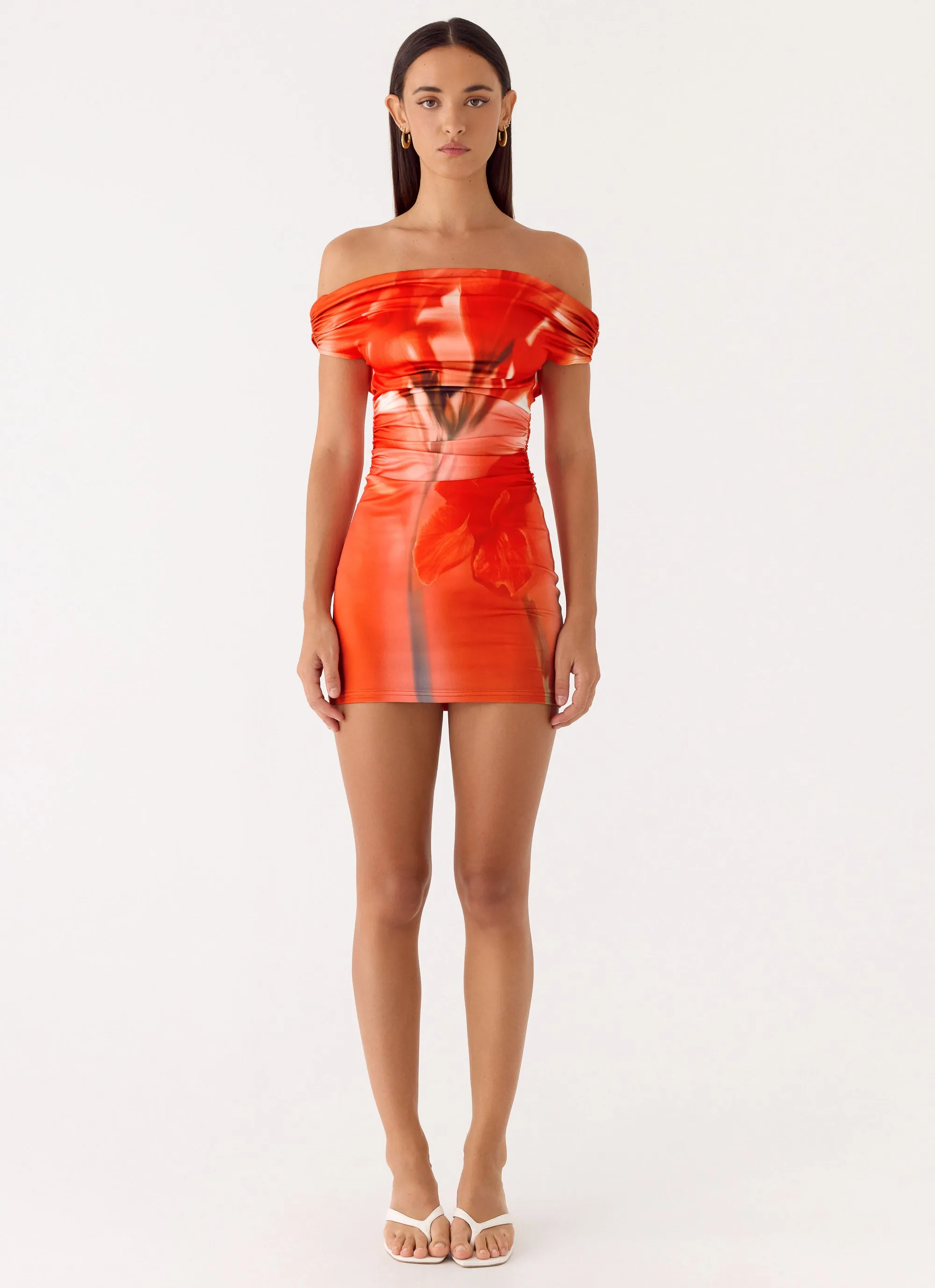 Moka Mini Dress - Fire Petal sold by Peppermayo product image thumbnail 4