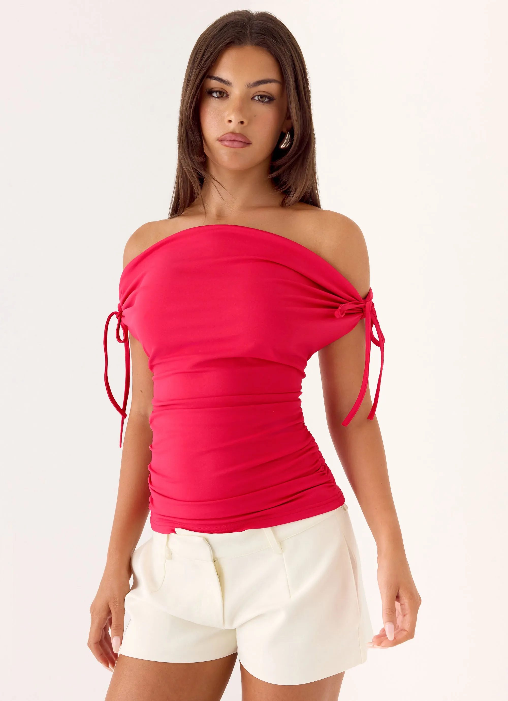 Kenia Multi Wear Top - Magenta Red sold by Peppermayo product image thumbnail 3