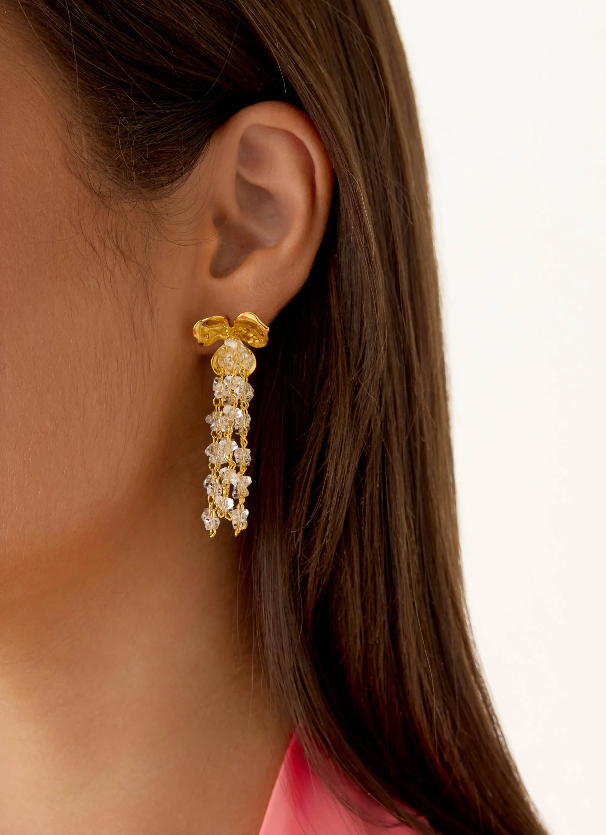 Golden Bloom Earrings - Gold sold by Peppermayo product image thumbnail 2