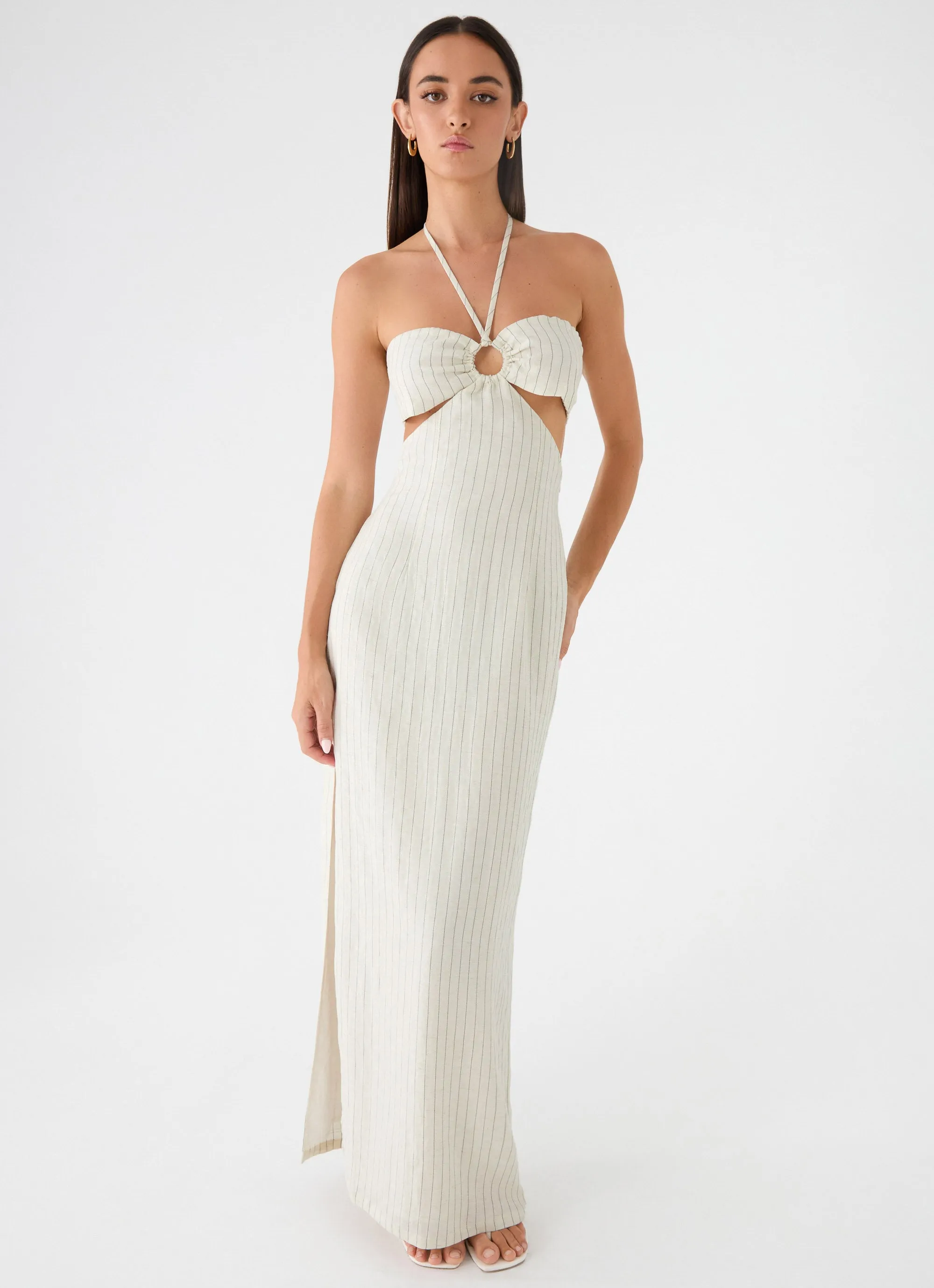 Laid Bare Maxi Dress - Desert Stripe sold by Peppermayo product image thumbnail 5