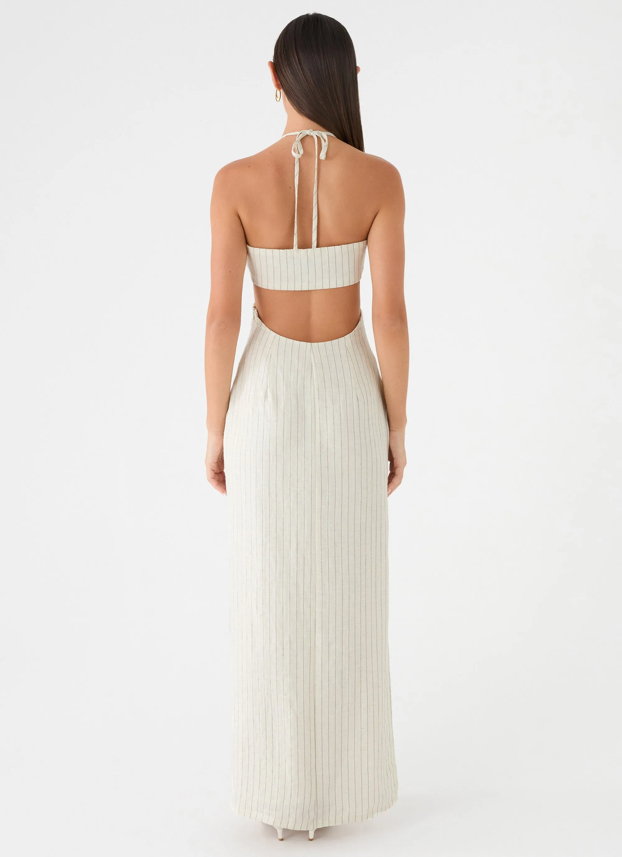 Laid Bare Maxi Dress - Desert Stripe sold by Peppermayo product image thumbnail 3