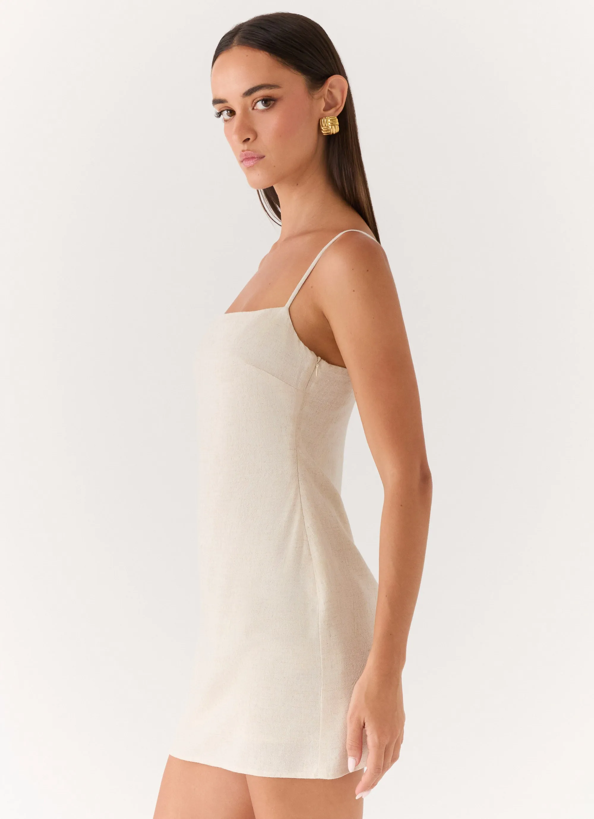 Bailee Mini Dress - Oatmeal sold by Peppermayo product image thumbnail 2