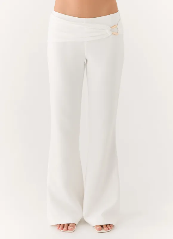 Shaniqua Pant - White made by Peppermayo