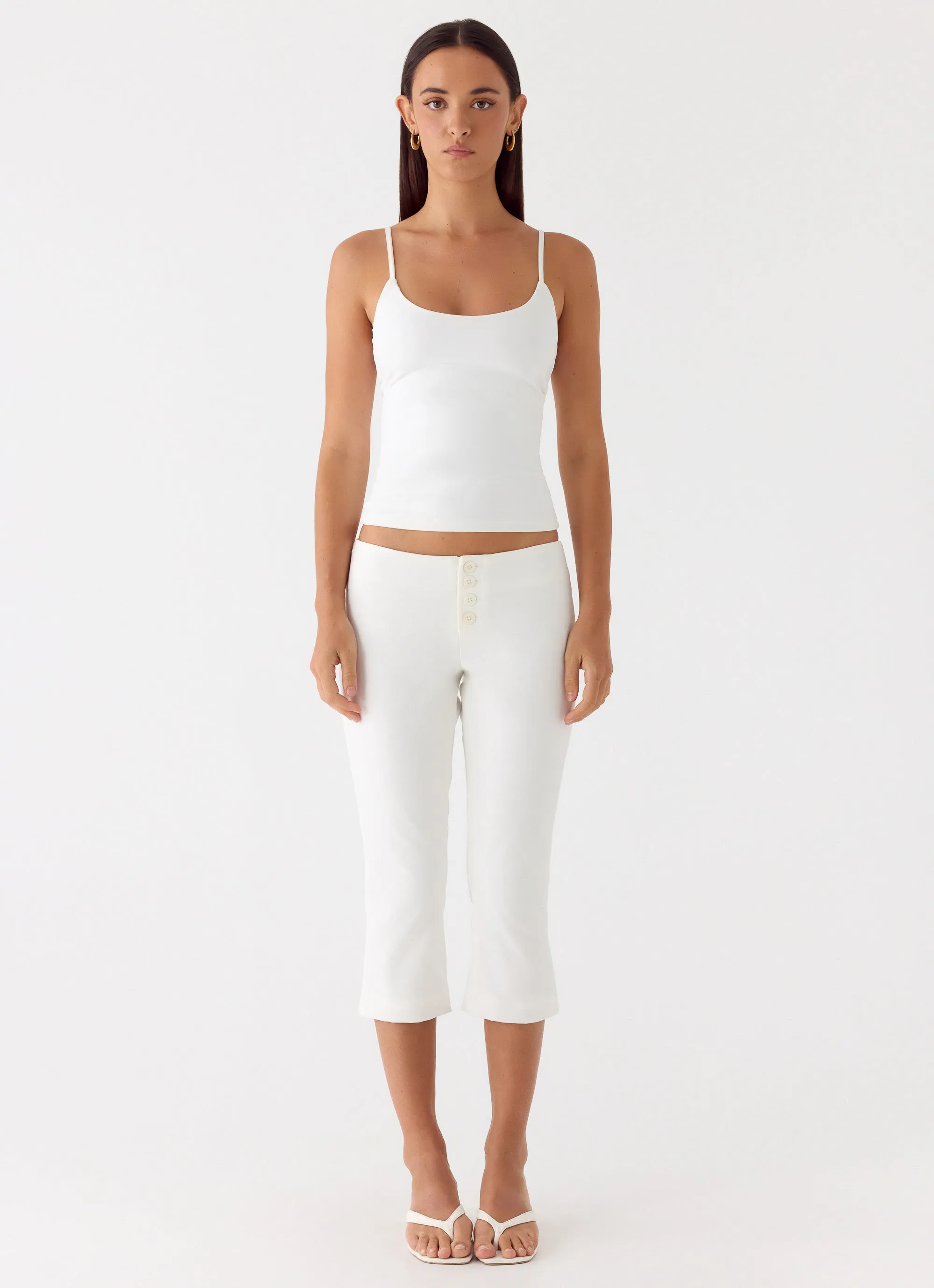 Andrea Pants - White sold by Peppermayo product image thumbnail 5