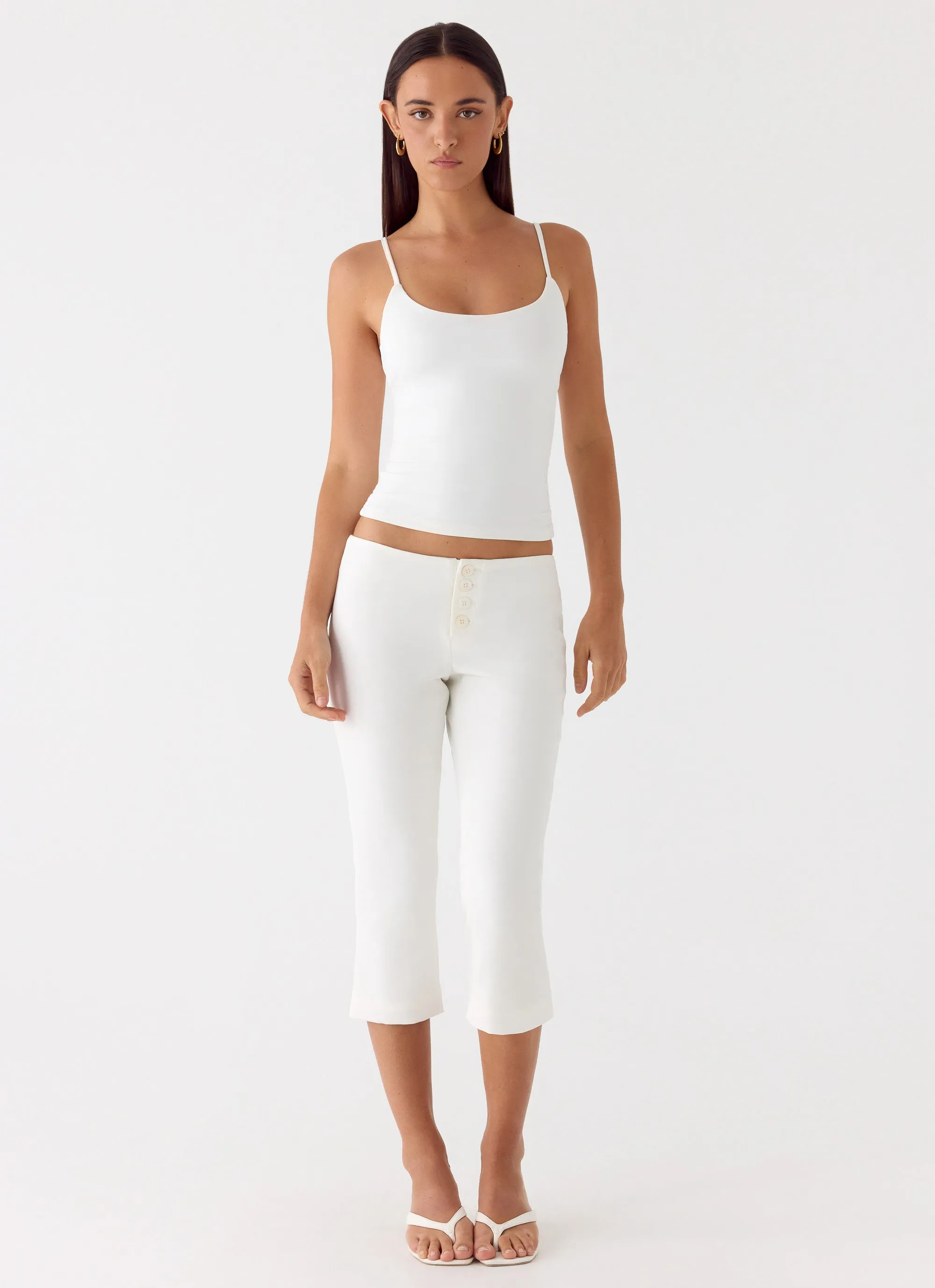 Andrea Pants - White sold by Peppermayo product image thumbnail 4