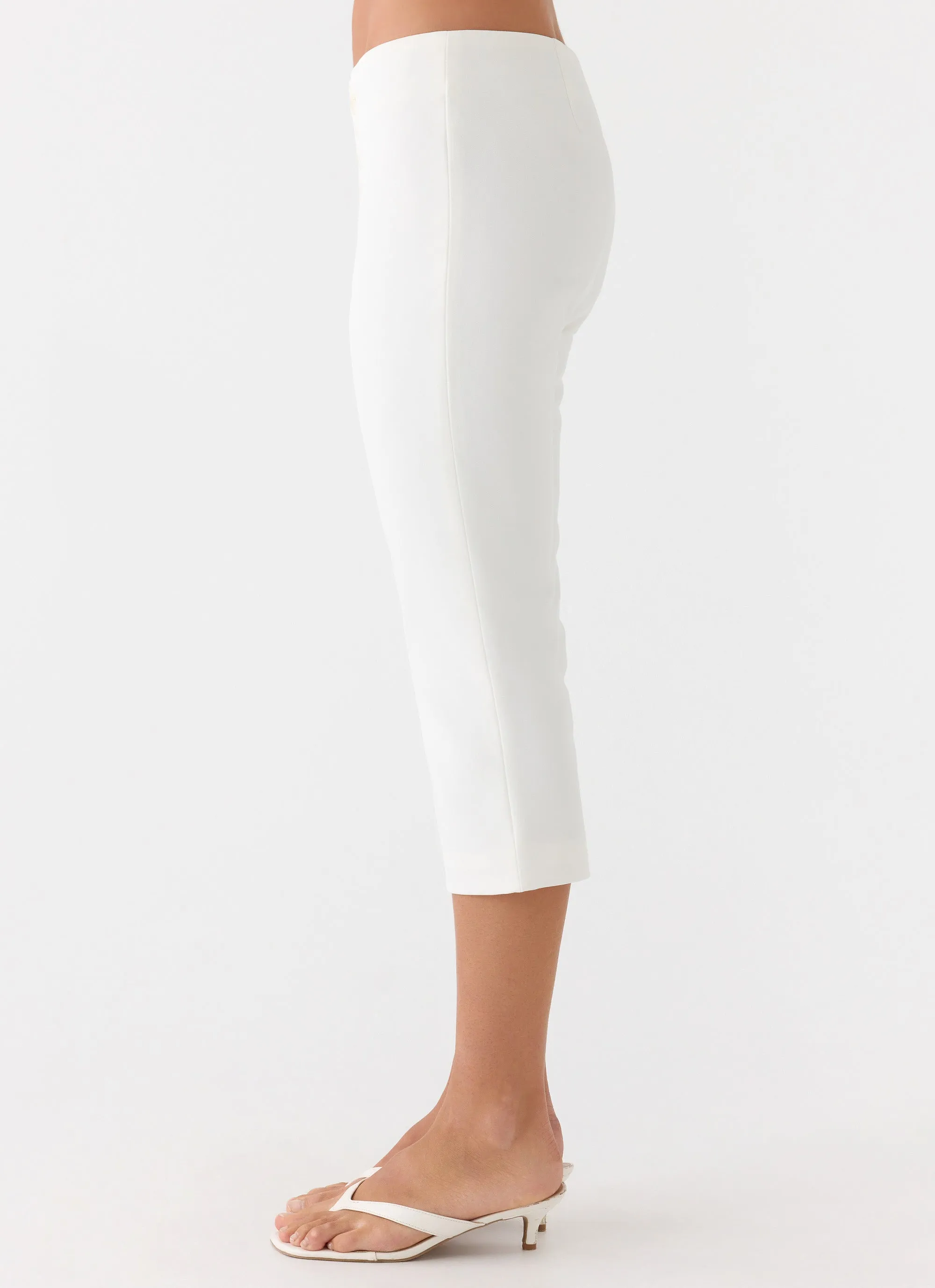 Andrea Pants - White sold by Peppermayo product image thumbnail 2