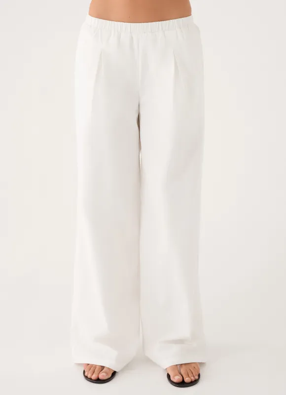 Mirella Pants - White made by Peppermayo
