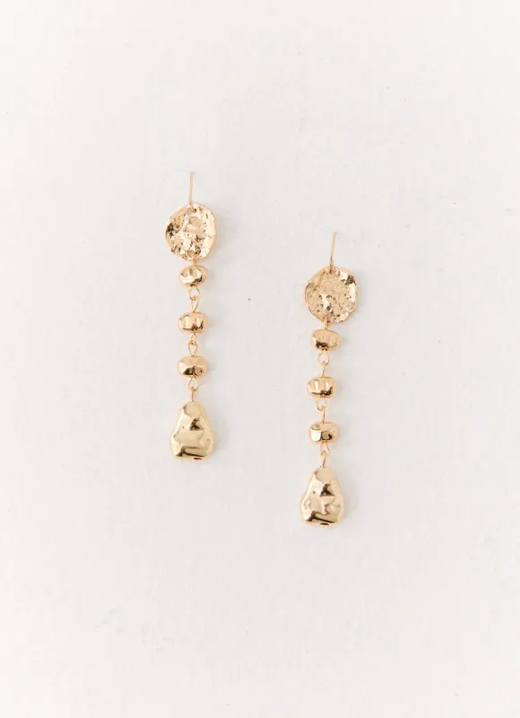 Sweet Daze Earrings - Gold made by Peppermayo