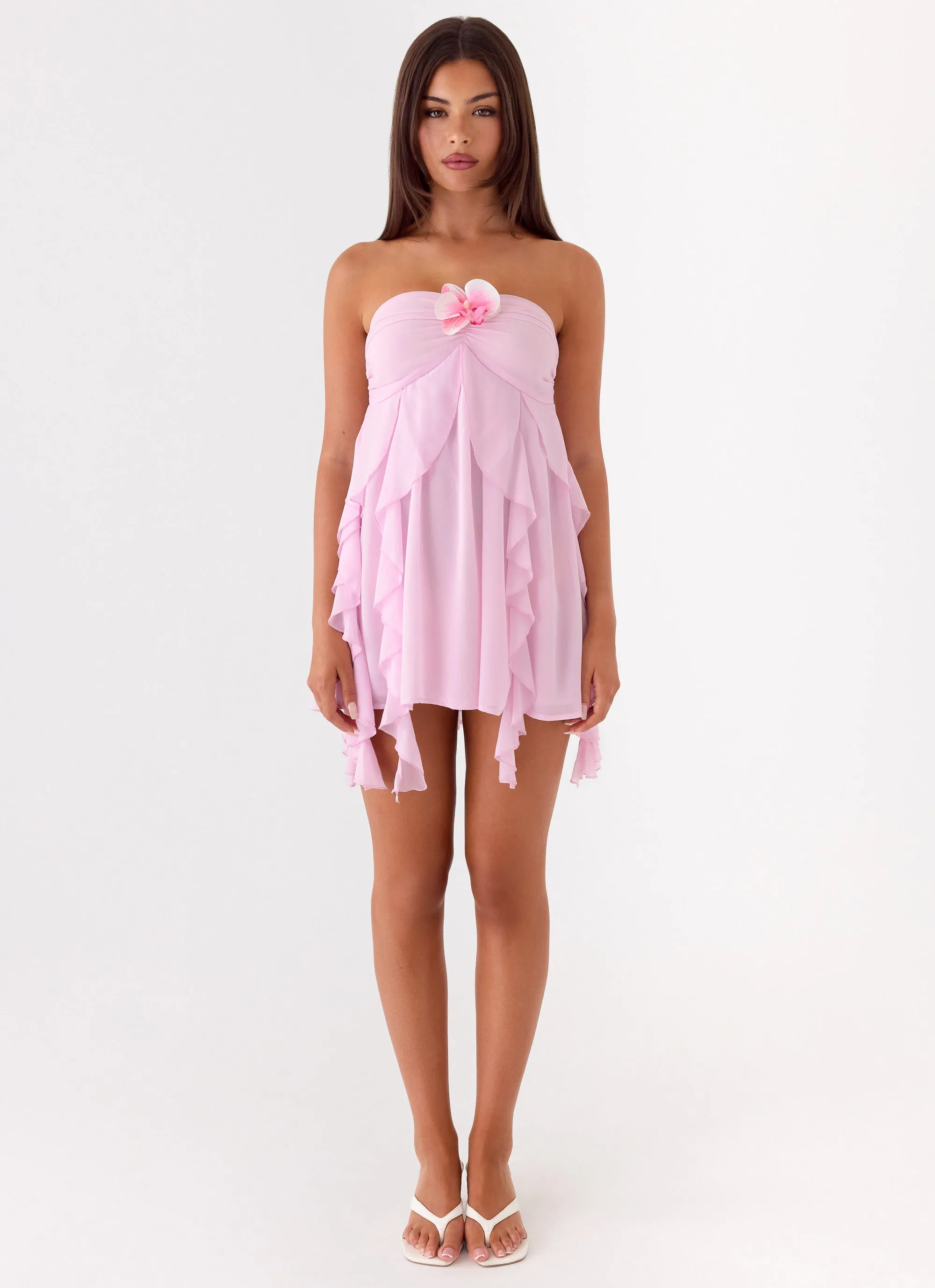 Amadine Mini Dress - Pink sold by Peppermayo product image thumbnail 4
