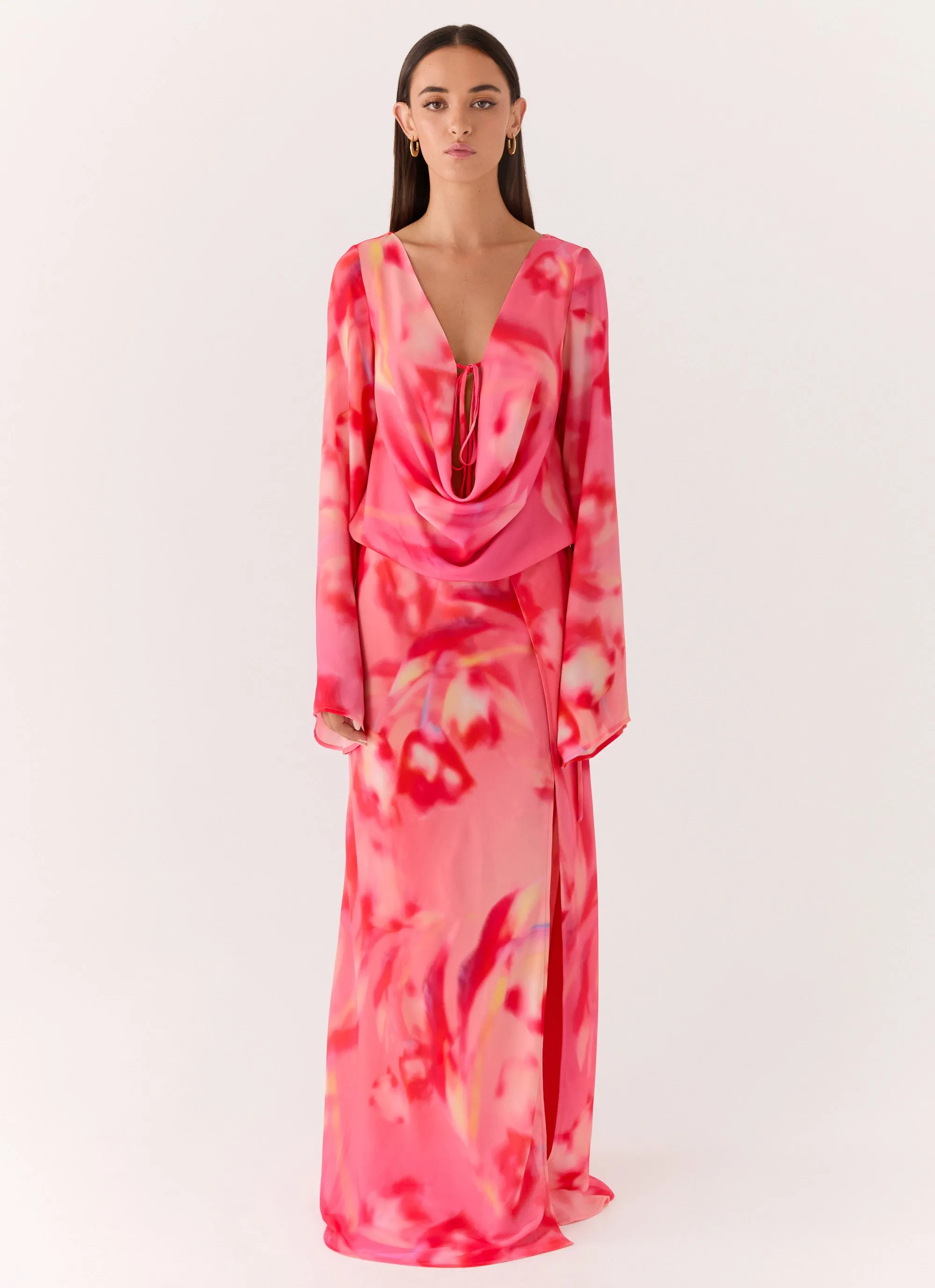 Rafaella Maxi Dress - Sun Blushed Bloom sold by Peppermayo product image thumbnail 4