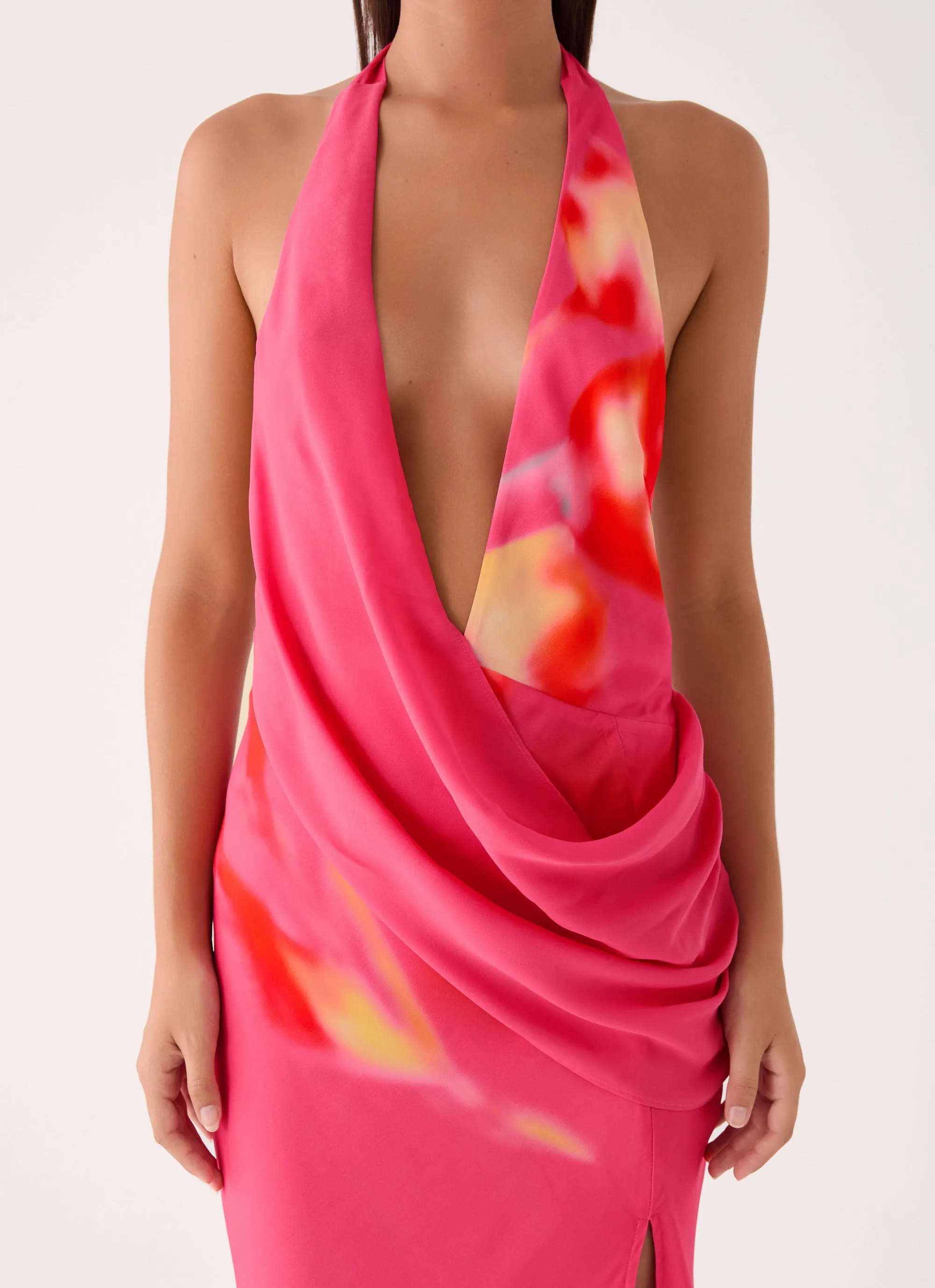 Calanbra Maxi Dress - Fuchsia sold by Peppermayo product image thumbnail 5