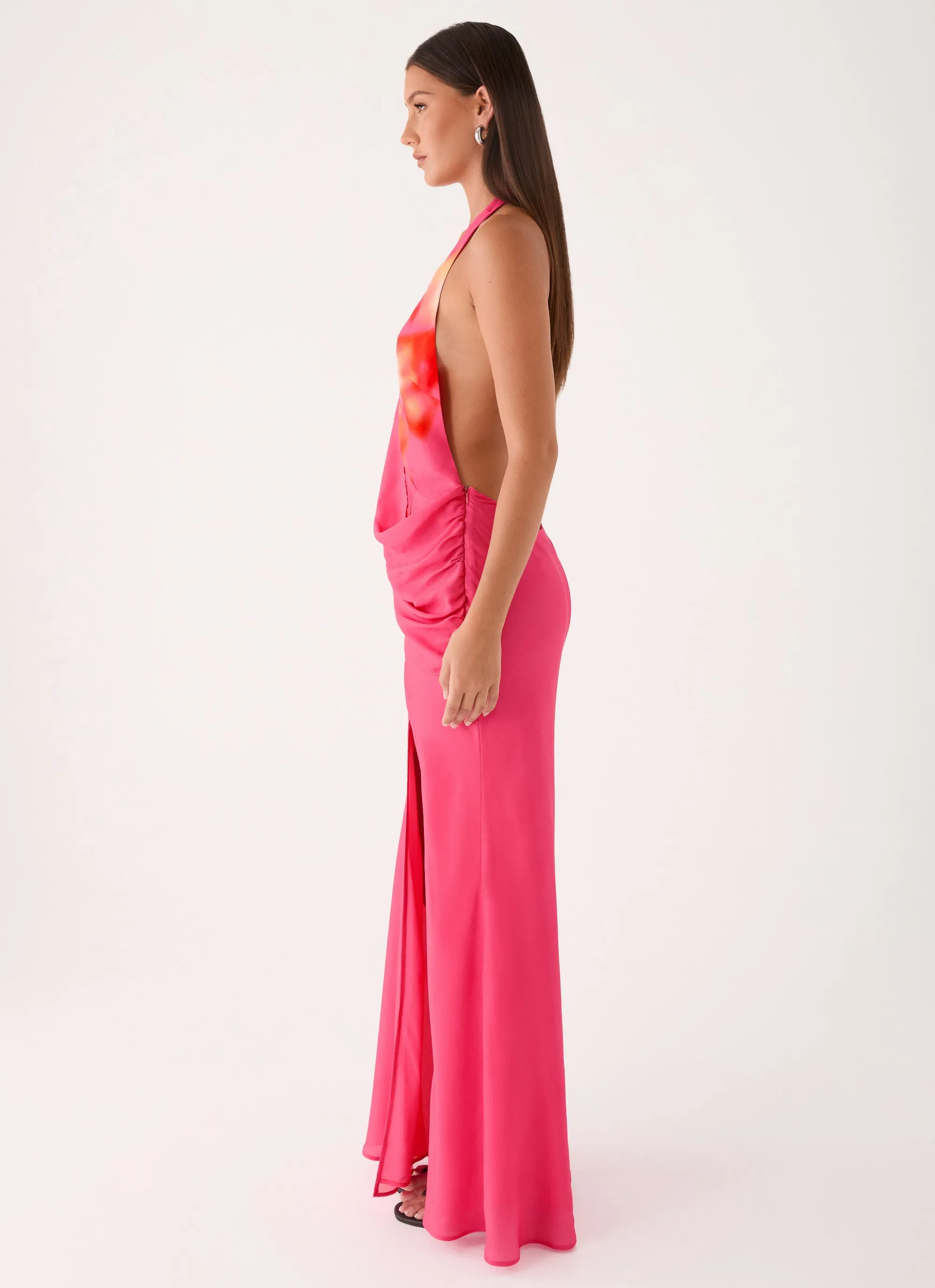 Calanbra Maxi Dress - Fuchsia sold by Peppermayo product image thumbnail 2