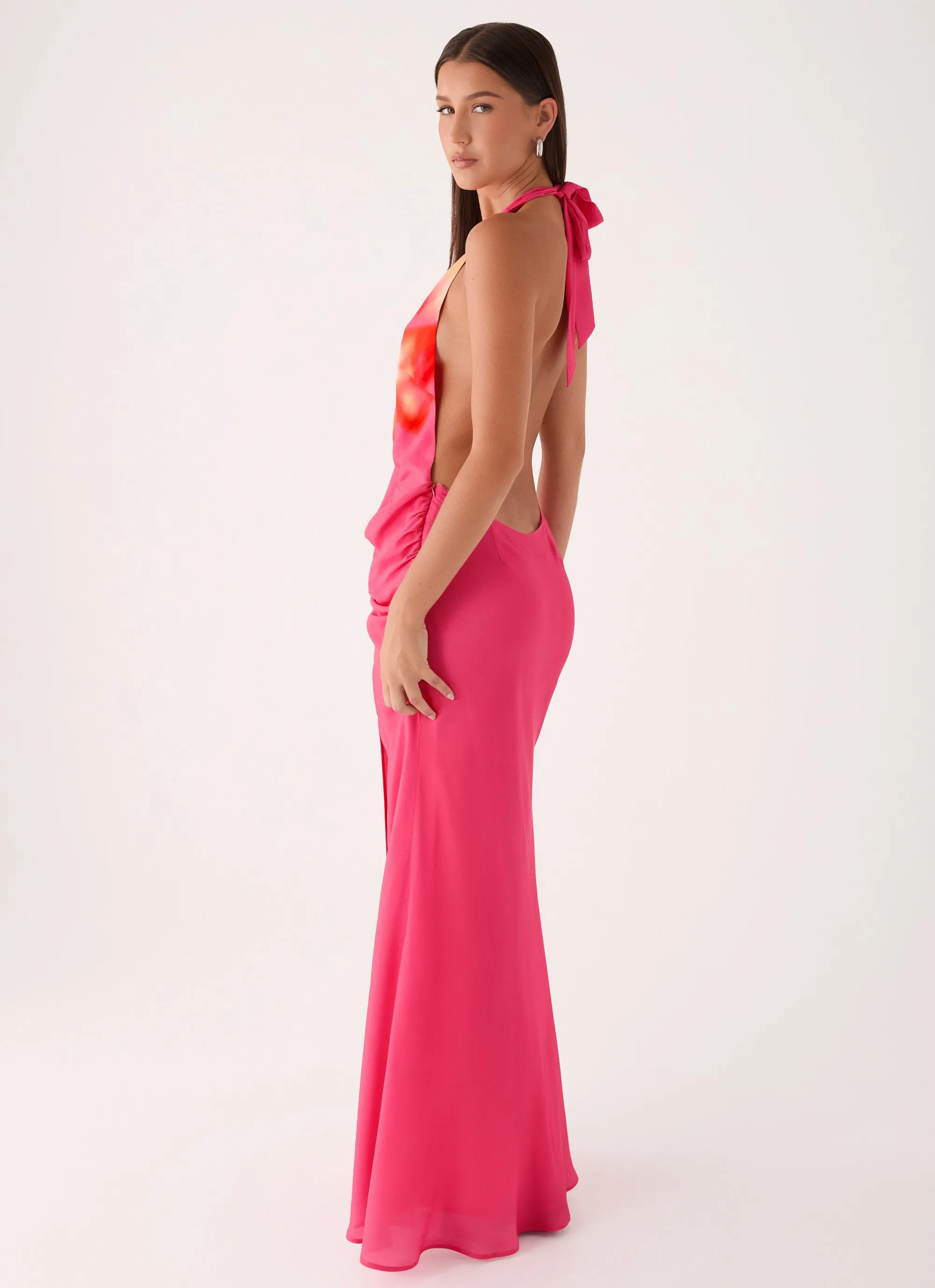 Calanbra Maxi Dress - Fuchsia sold by Peppermayo product image thumbnail 4