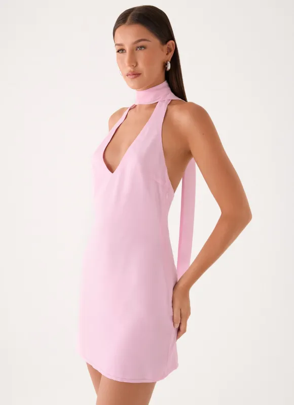 Float Away Mini Dress - Pink made by Peppermayo