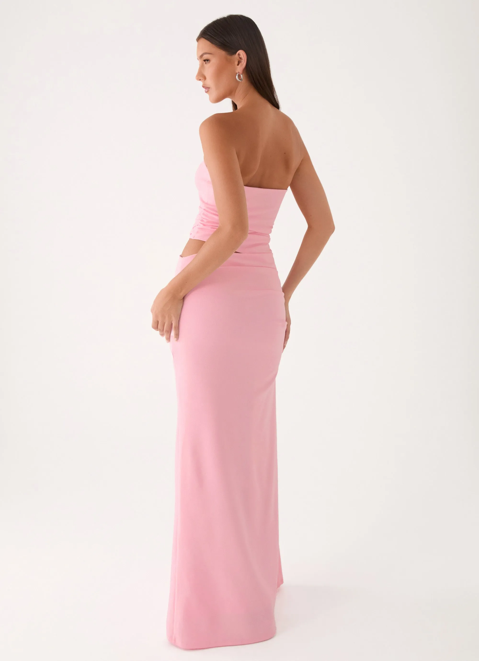 Carella Strapless Maxi Dress - Pink sold by Peppermayo product image thumbnail 3