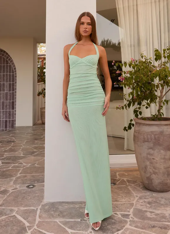 Mirabella Maxi Dress - Aqua made by Peppermayo