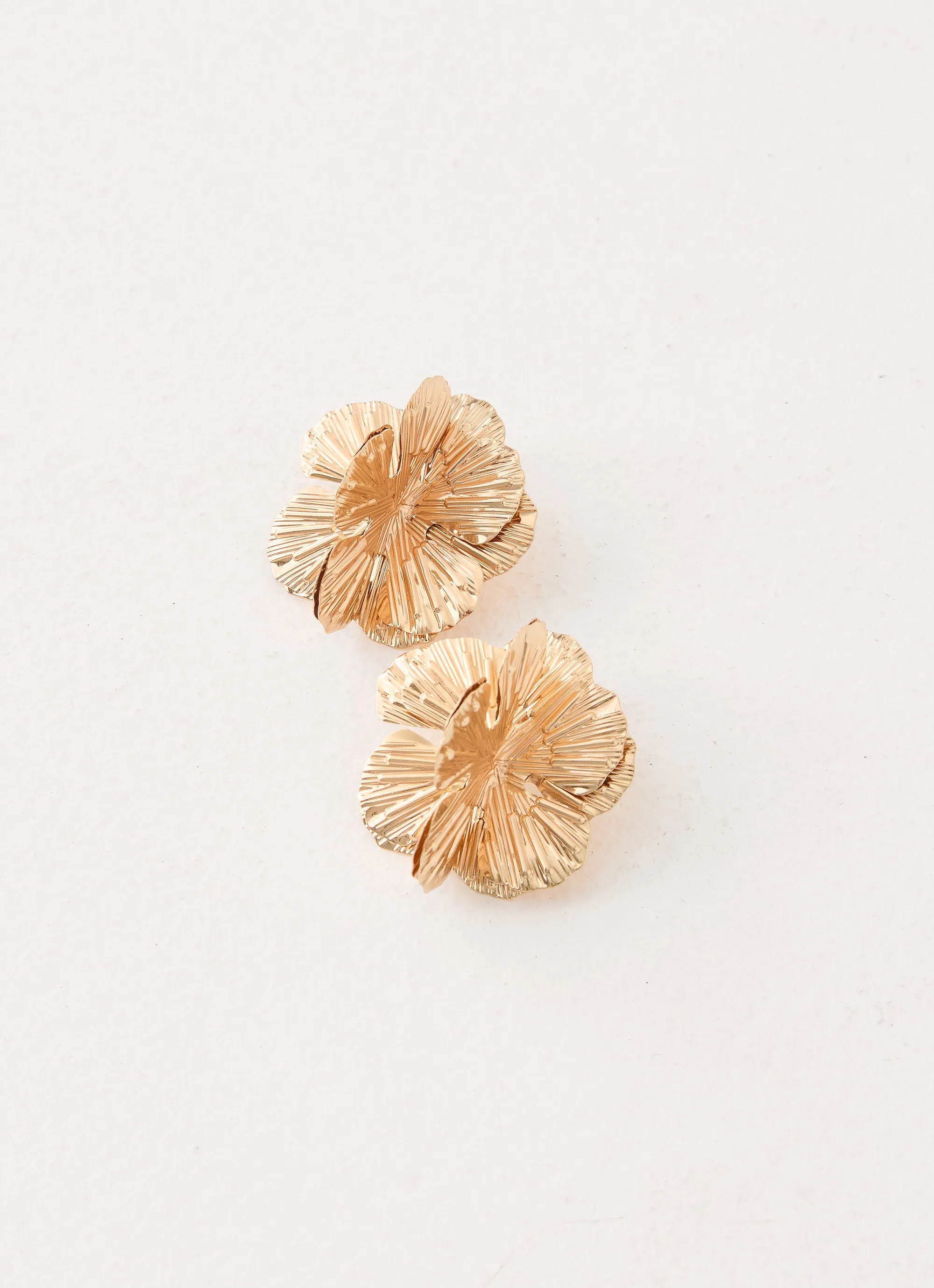 Peachy Dream Earrings - Gold sold by Peppermayo product image thumbnail 4