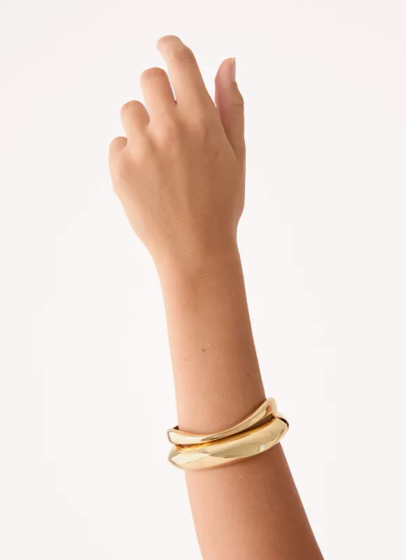Pastel Daze Bracelets - Gold made by Peppermayo