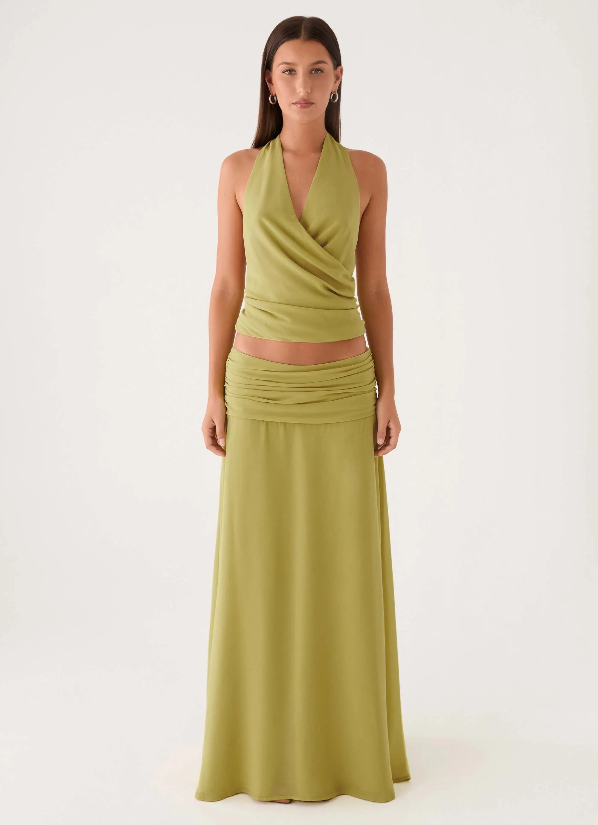 Willowmena Maxi Skirt - Lime sold by Peppermayo product image thumbnail 5