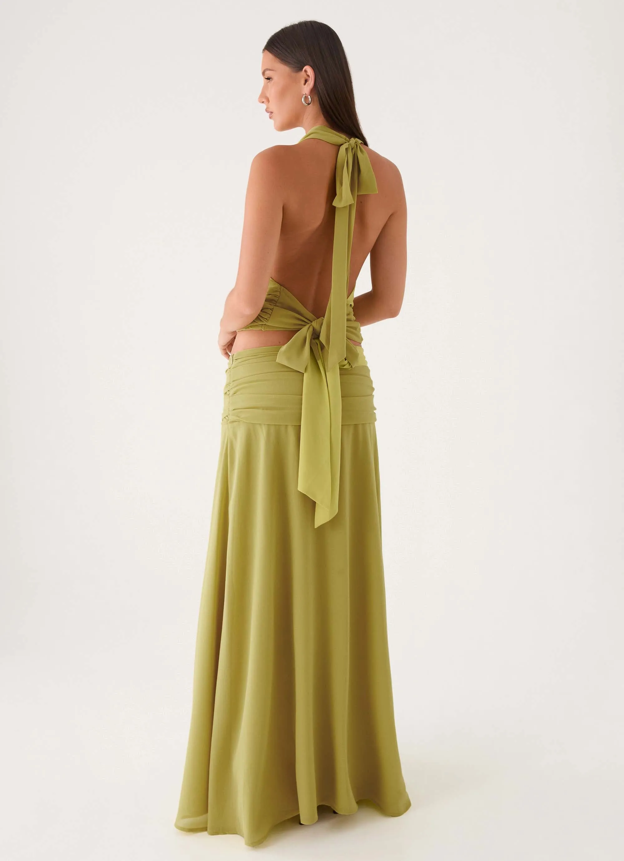 Willowmena Maxi Skirt - Lime sold by Peppermayo product image thumbnail 3