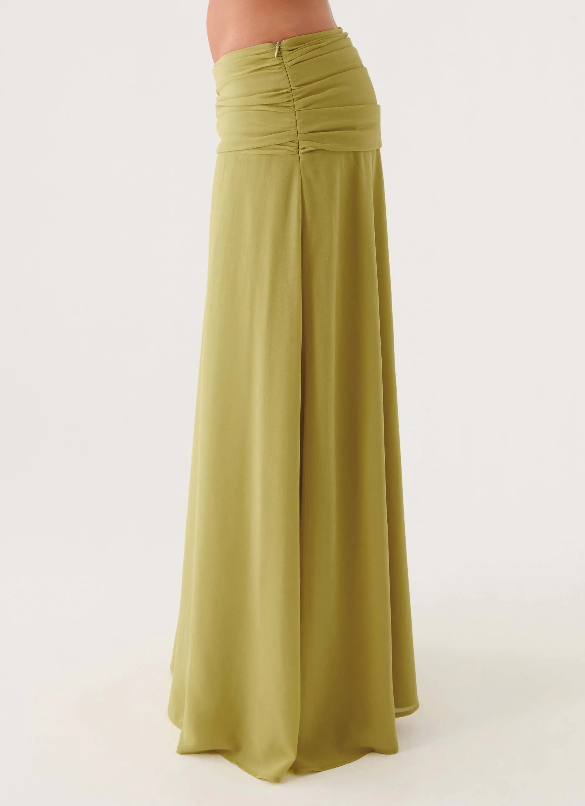 Willowmena Maxi Skirt - Lime sold by Peppermayo product image thumbnail 2