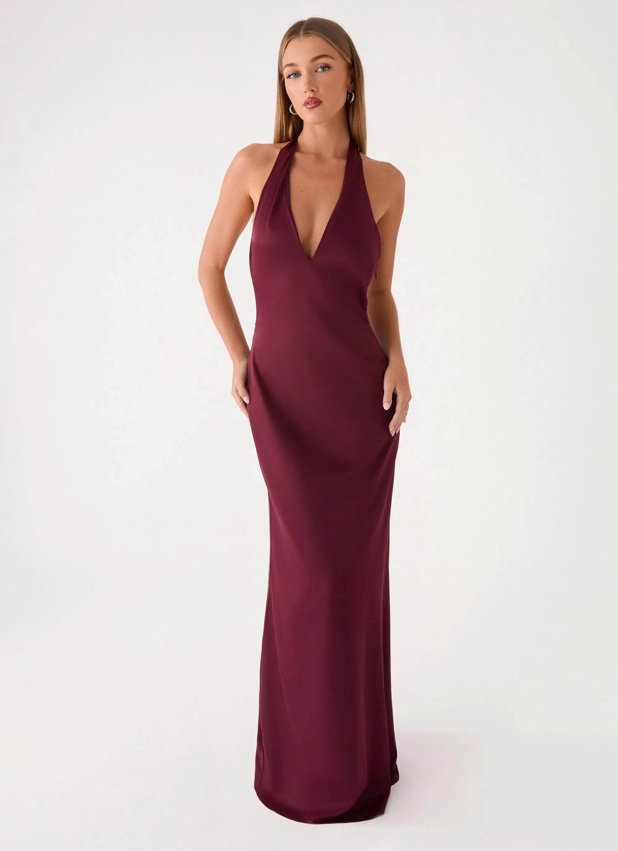 Eloise Maxi Dress - Plum sold by Peppermayo product image thumbnail 4