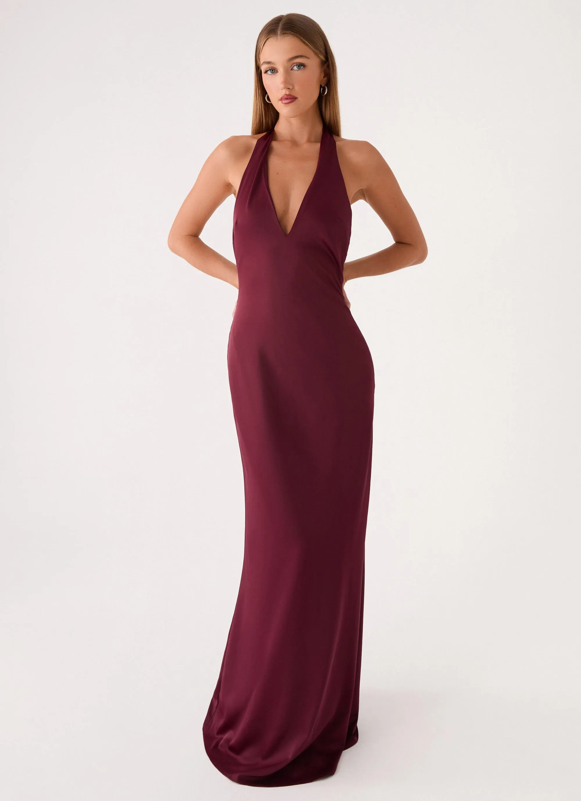Eloise Maxi Dress - Plum sold by Peppermayo product image thumbnail 5