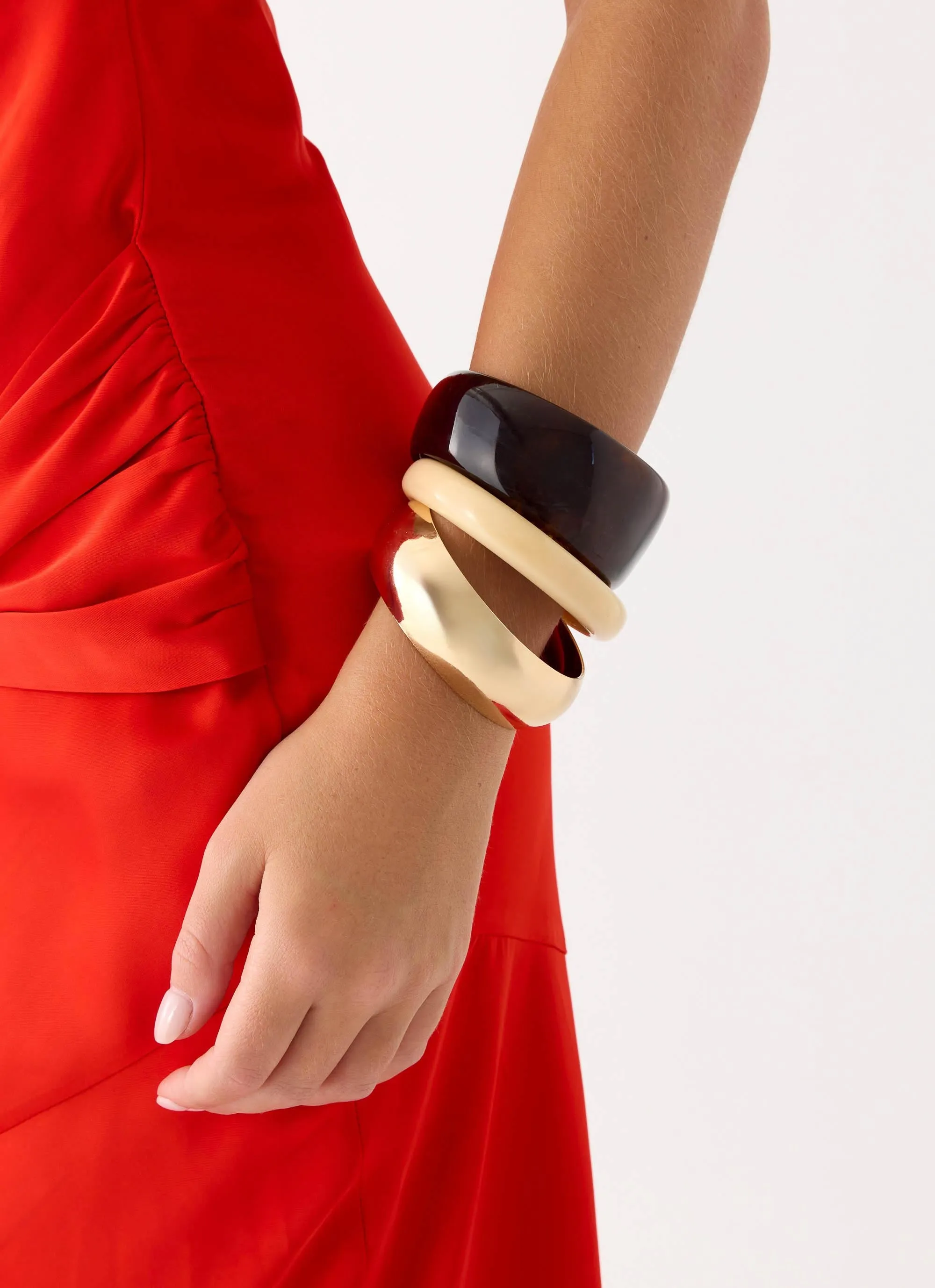 Spiced Earth Bangles - Multi sold by Peppermayo product image thumbnail 3
