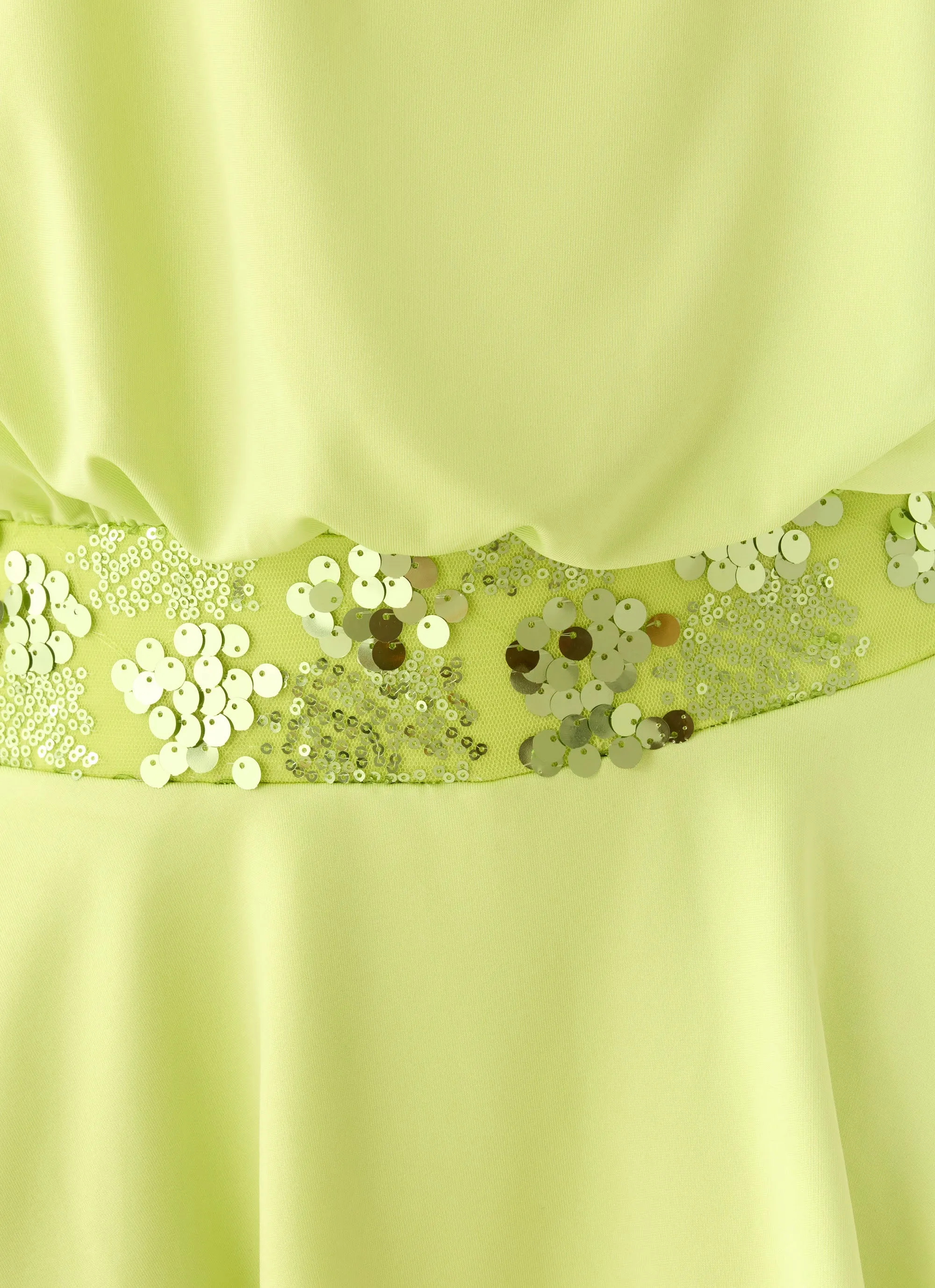 Gala Sequin Mini Dress - Lime sold by Peppermayo product image thumbnail 5