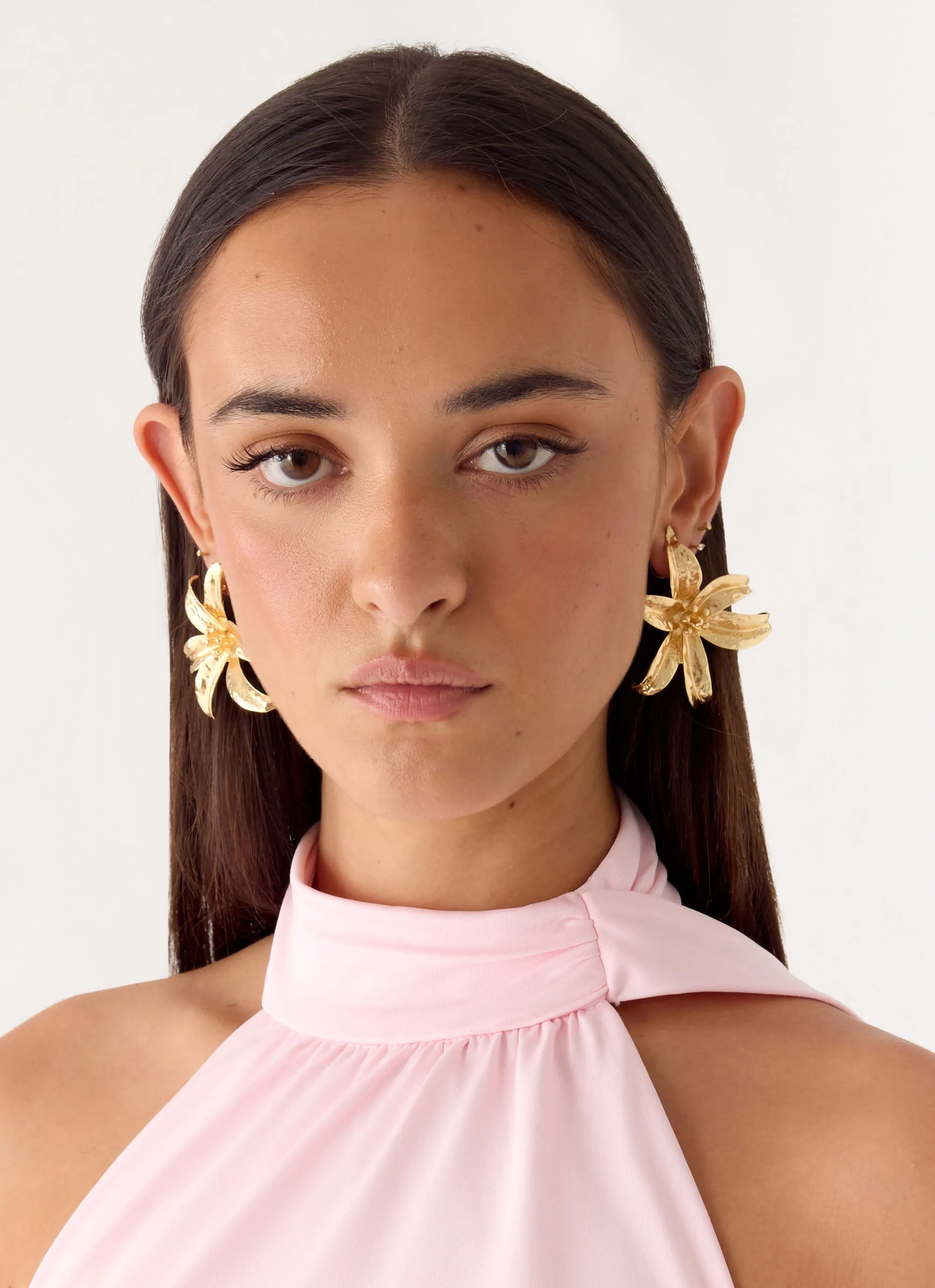 Bloomwave Earrings - Gold sold by Peppermayo product image thumbnail 4