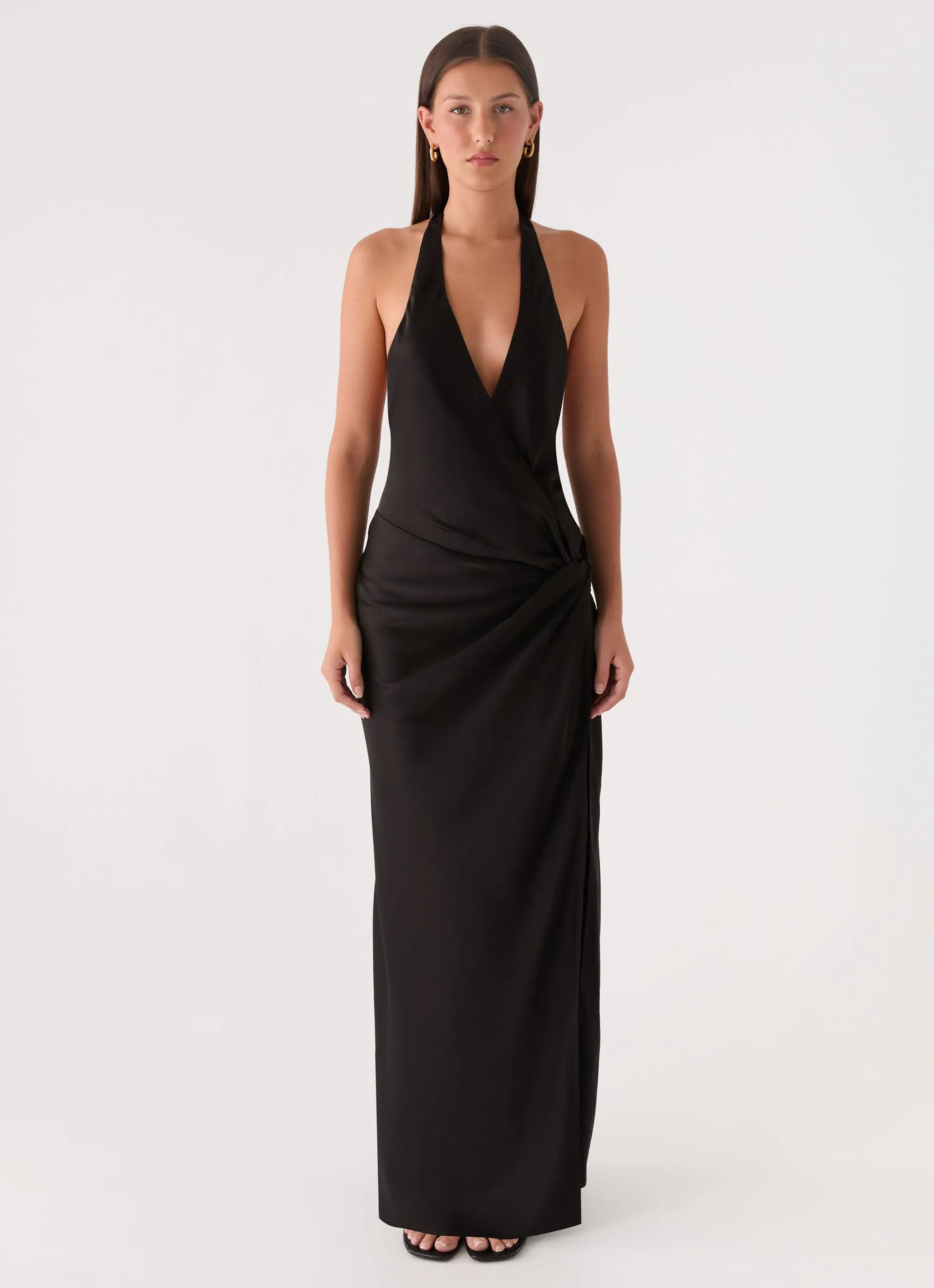 Lumae Halter Maxi Dress - Black sold by Peppermayo product image thumbnail 5