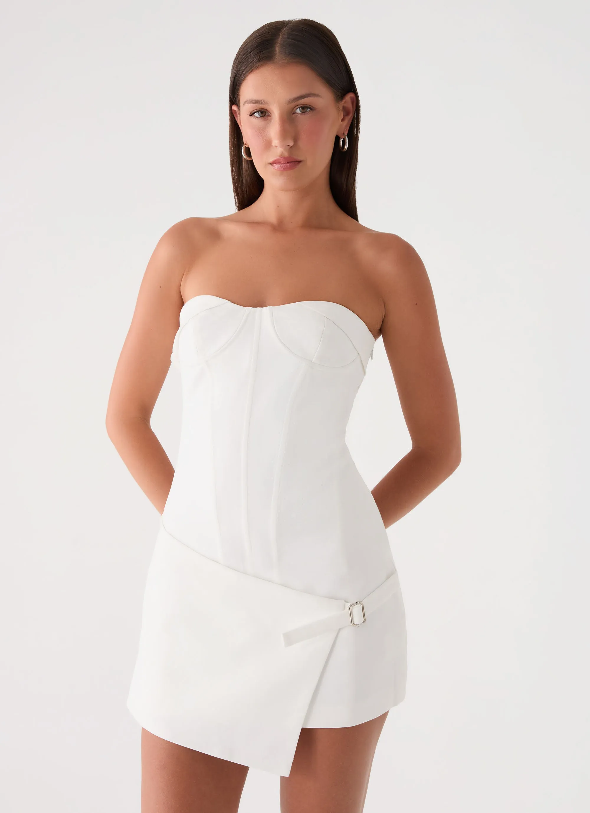 Jennah Mini Dress - White Dove sold by Peppermayo product image thumbnail 5