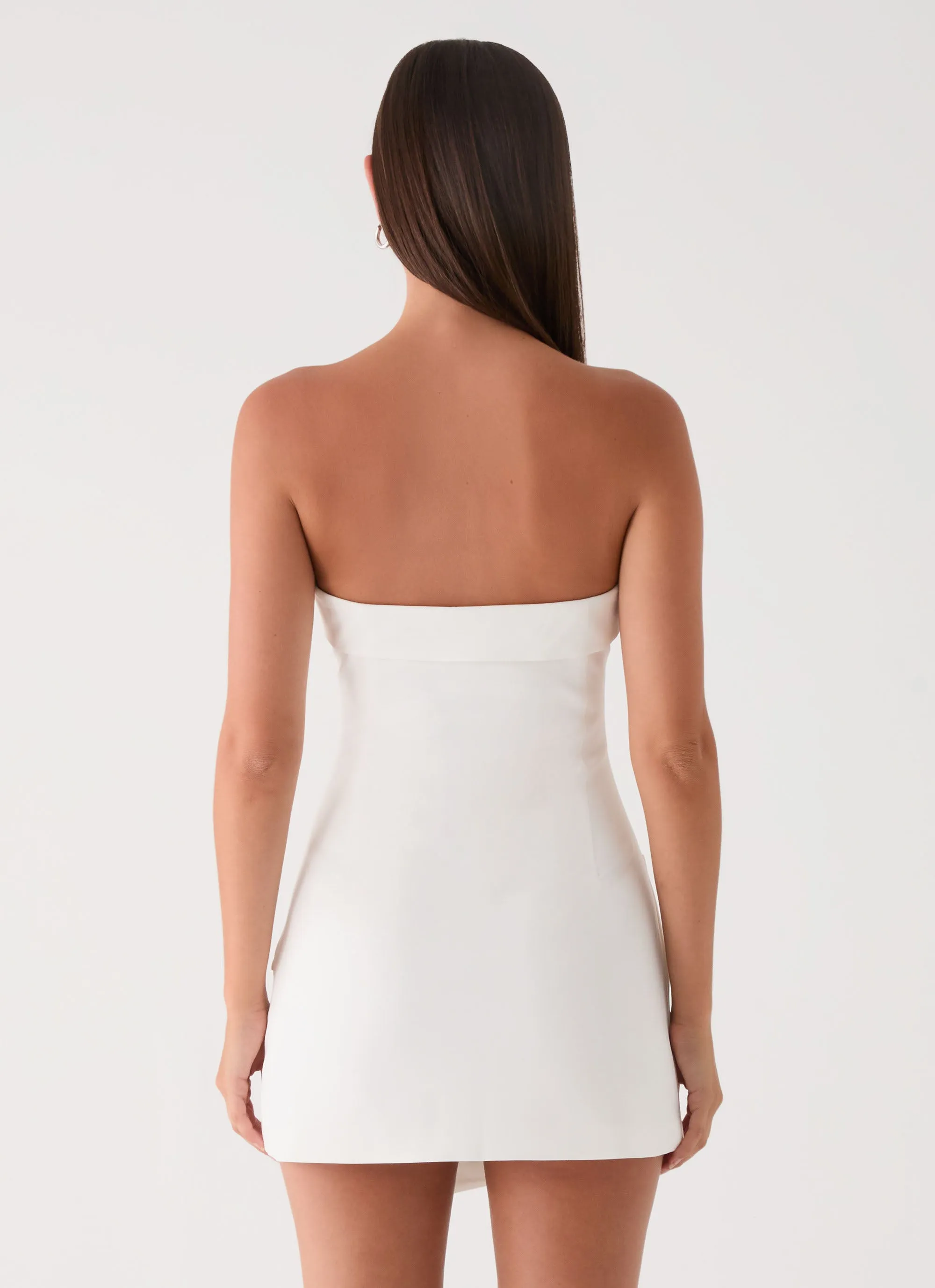 Jennah Mini Dress - White Dove sold by Peppermayo product image thumbnail 3