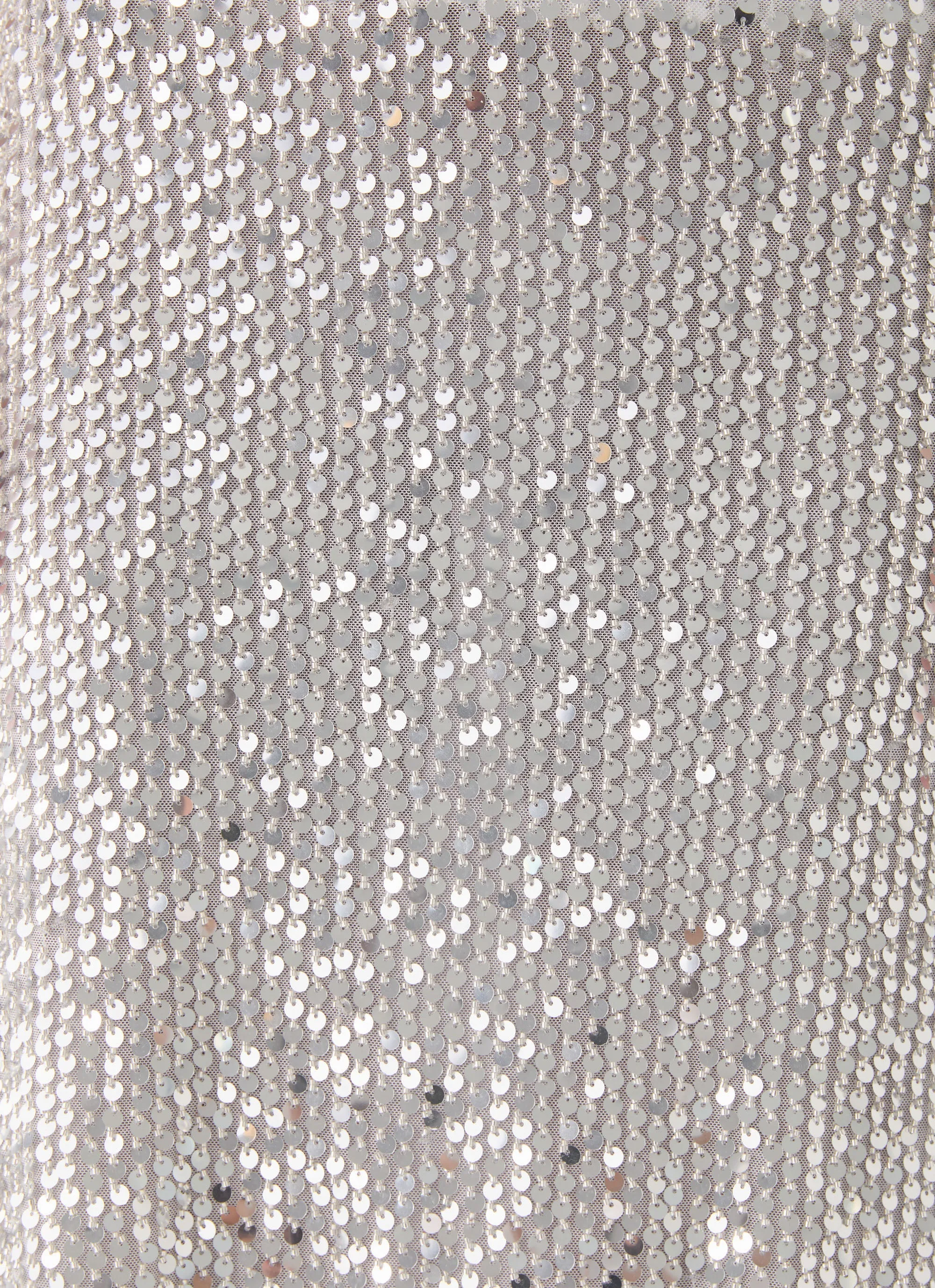 Evodia Sequin Tank Top - Silver sold by Peppermayo product image thumbnail 5