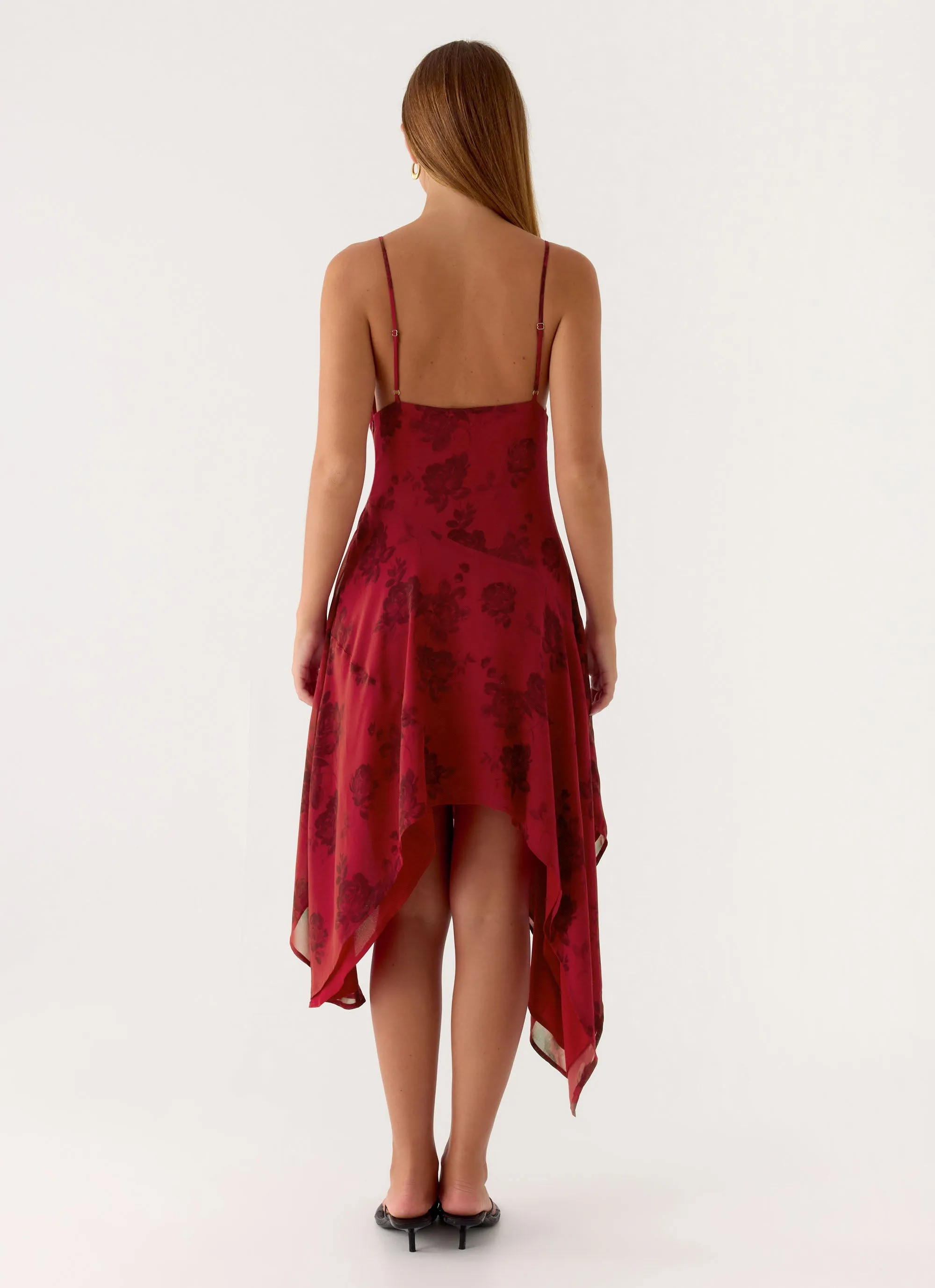 Jasiel Midi Dress - Cherry Rose sold by Peppermayo product image thumbnail 3