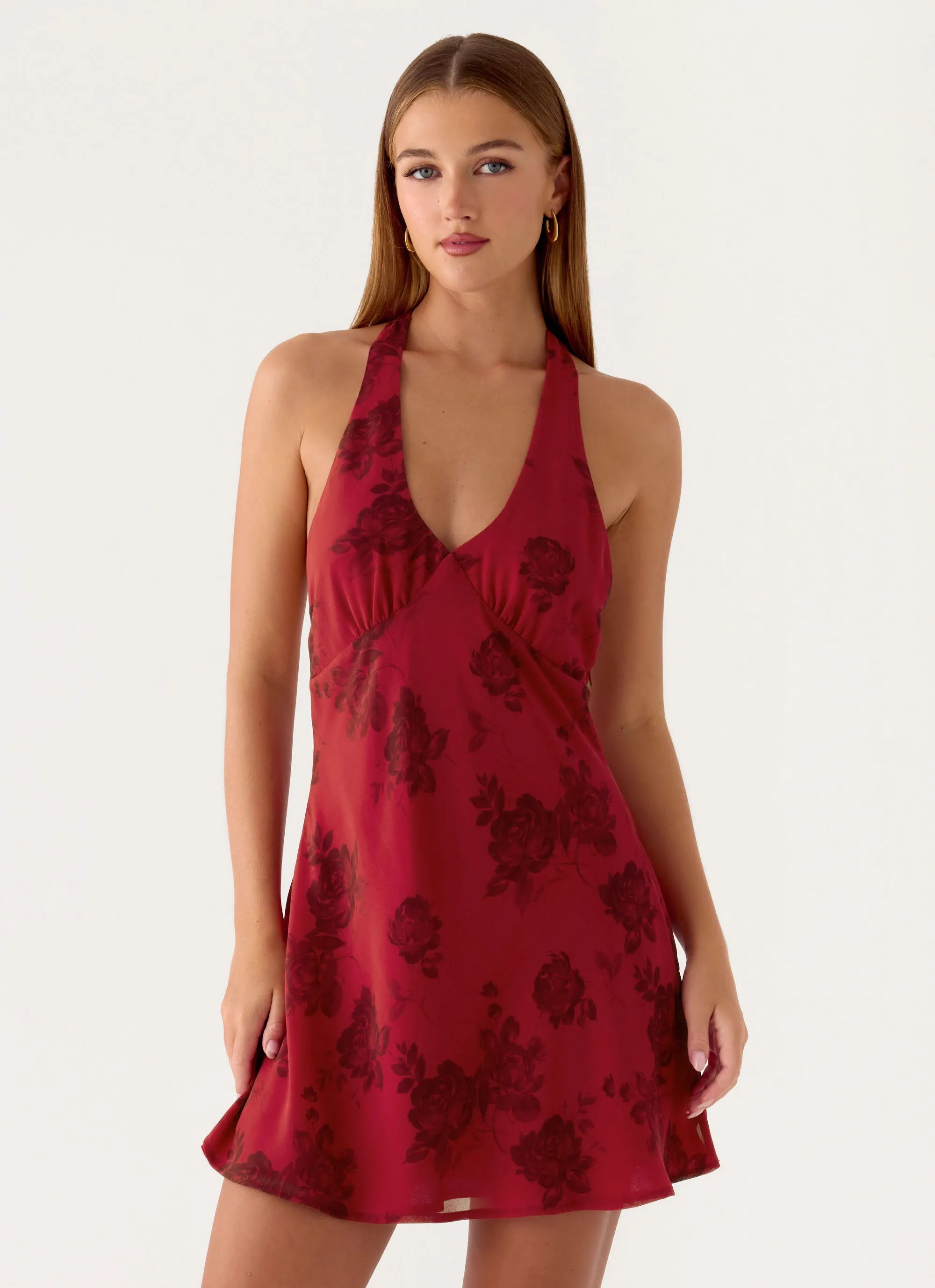 Magnolia Mini Dress - Cherry Rose sold by Peppermayo product image thumbnail 5