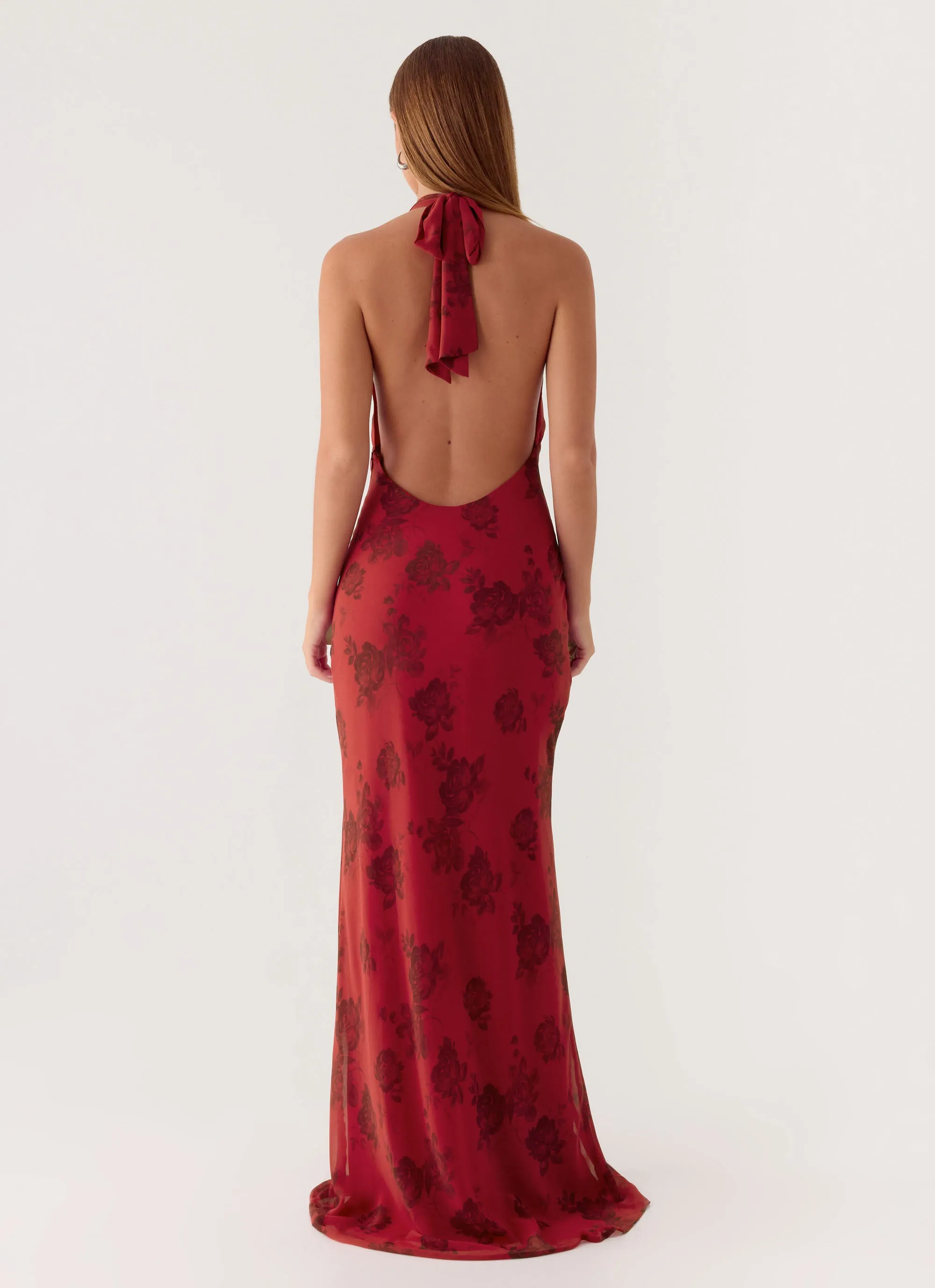 Freja Maxi Dress - Cherry Rose sold by Peppermayo product image thumbnail 2