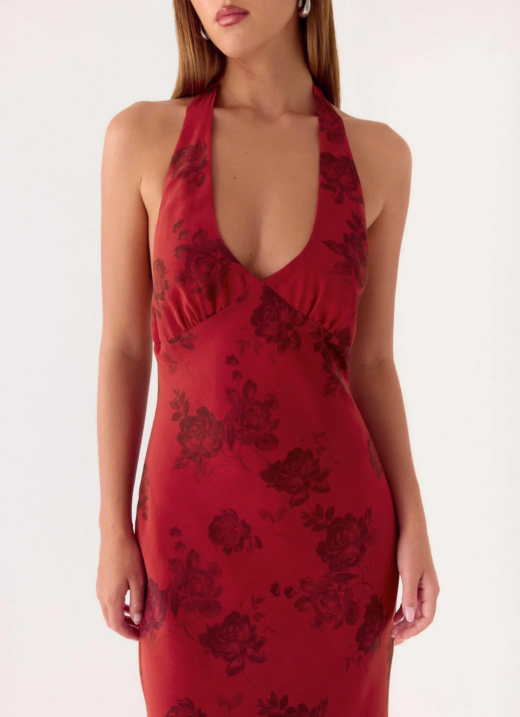 Freja Maxi Dress - Cherry Rose sold by Peppermayo product image thumbnail 4