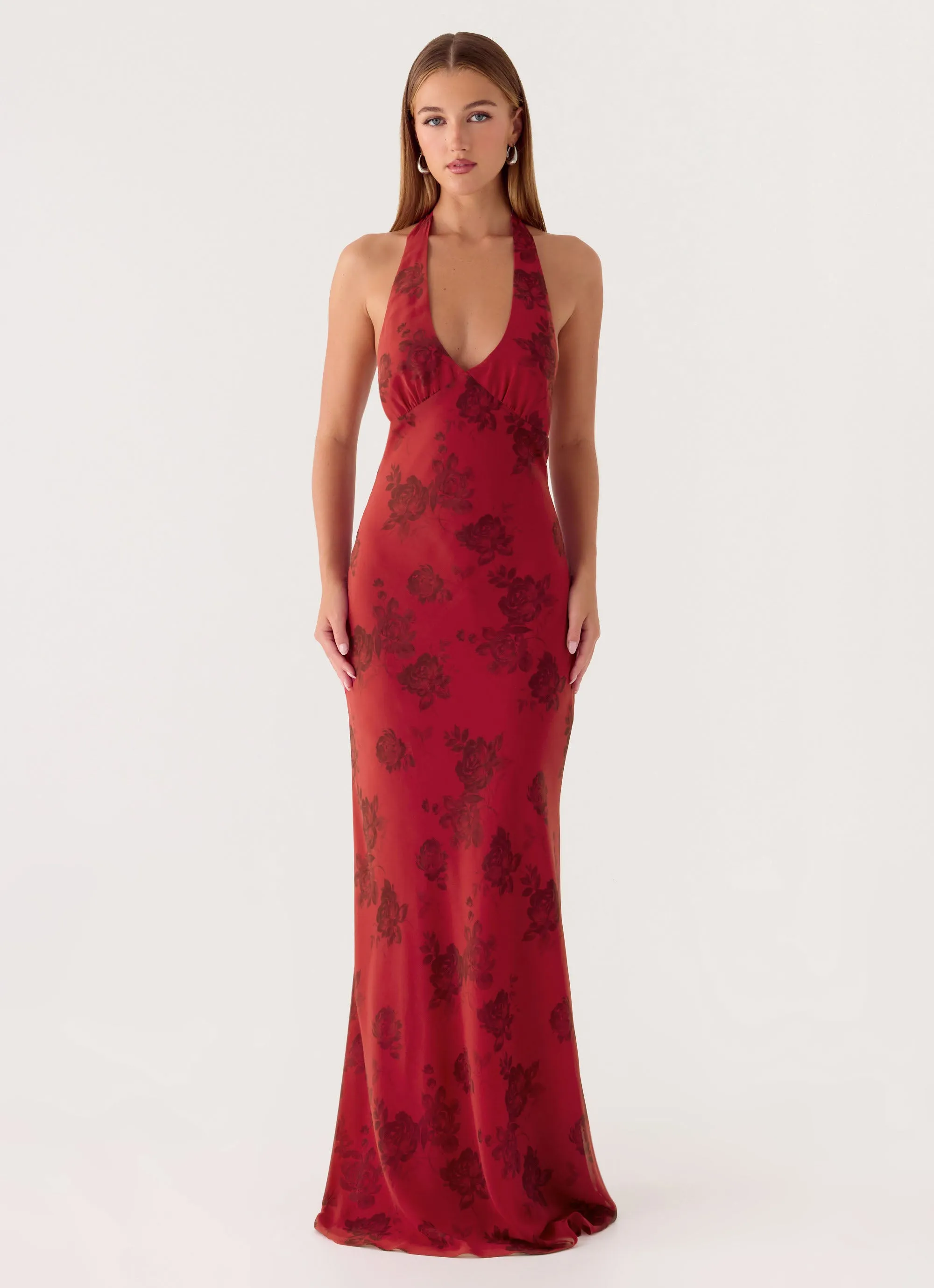 Freja Maxi Dress - Cherry Rose sold by Peppermayo product image thumbnail 5