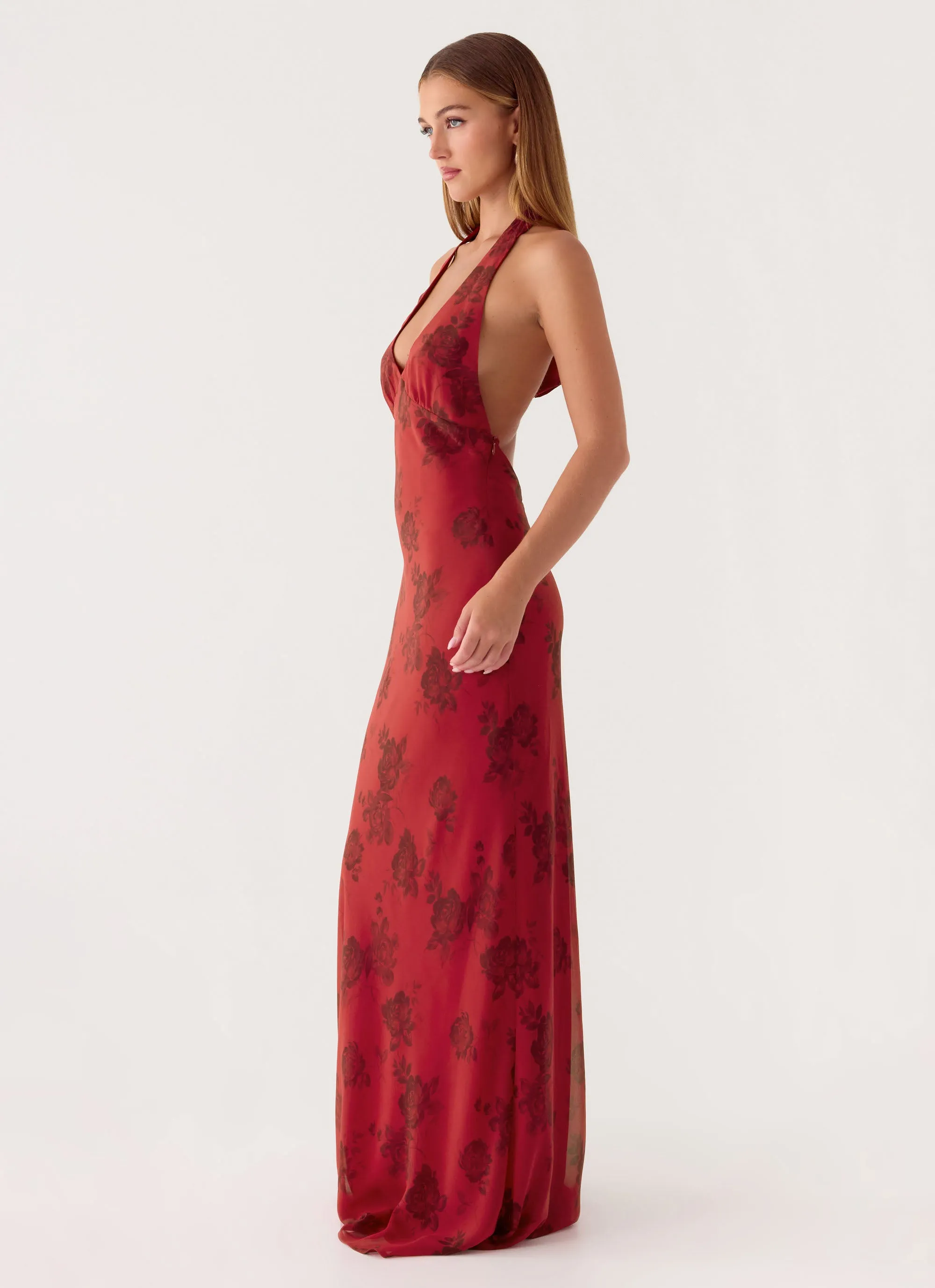 Freja Maxi Dress - Cherry Rose sold by Peppermayo product image thumbnail 3