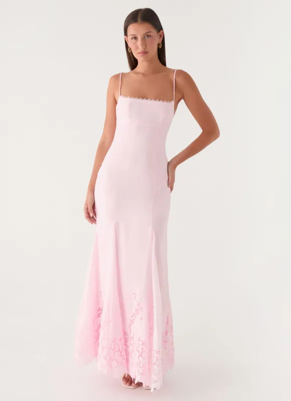 Esenia Maxi Dress - Pink made by Peppermayo