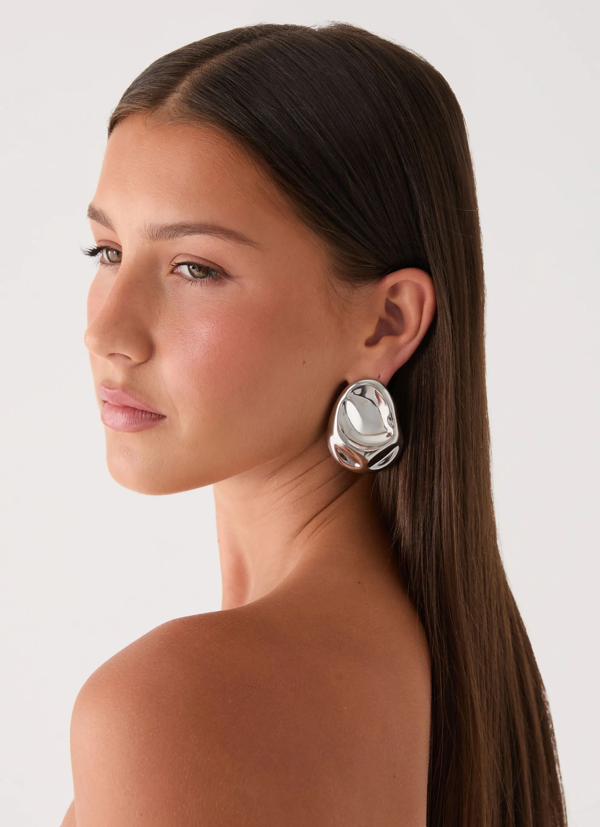 Silver Siren Earrings - Silver sold by Peppermayo product image thumbnail 4