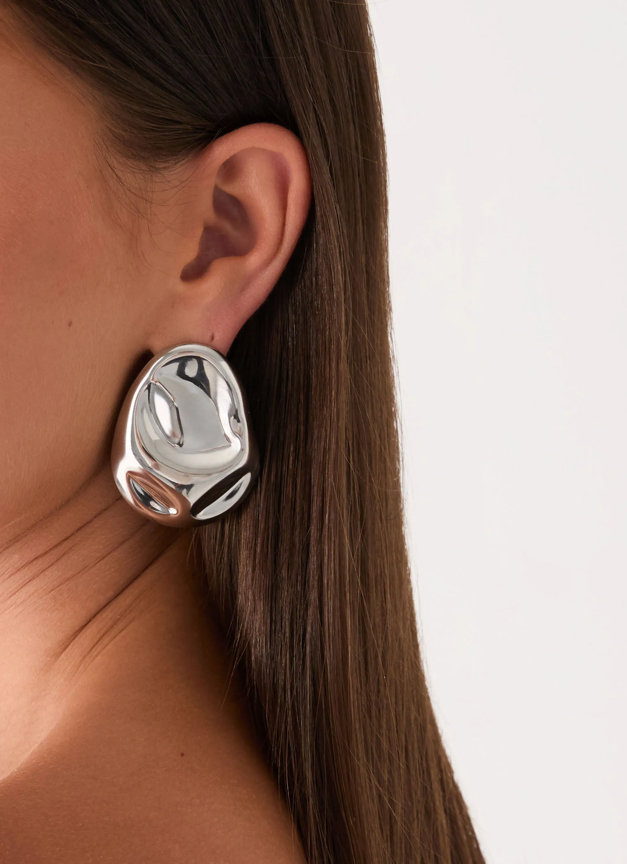 Silver Siren Earrings - Silver sold by Peppermayo product image thumbnail 3