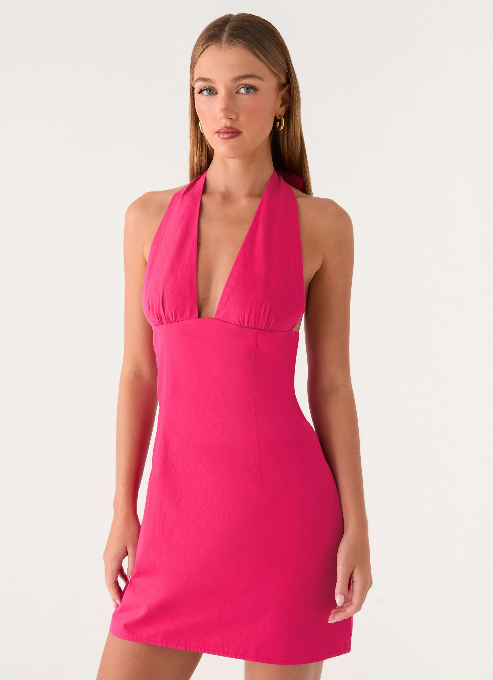 Feyric Mini Dress - Fuchsia sold by Peppermayo