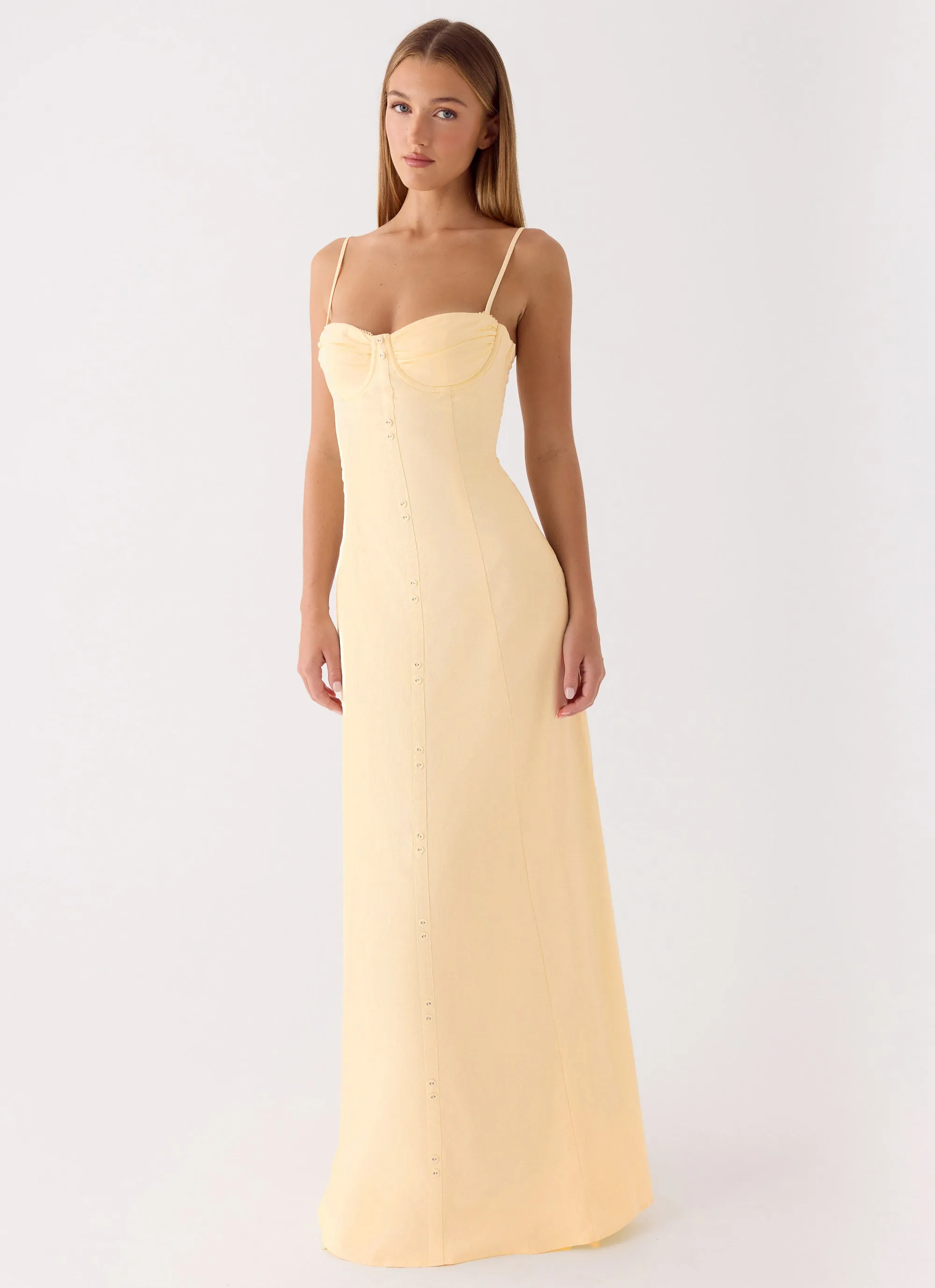 Samah Maxi Dress - Lemon sold by Peppermayo product image thumbnail 5