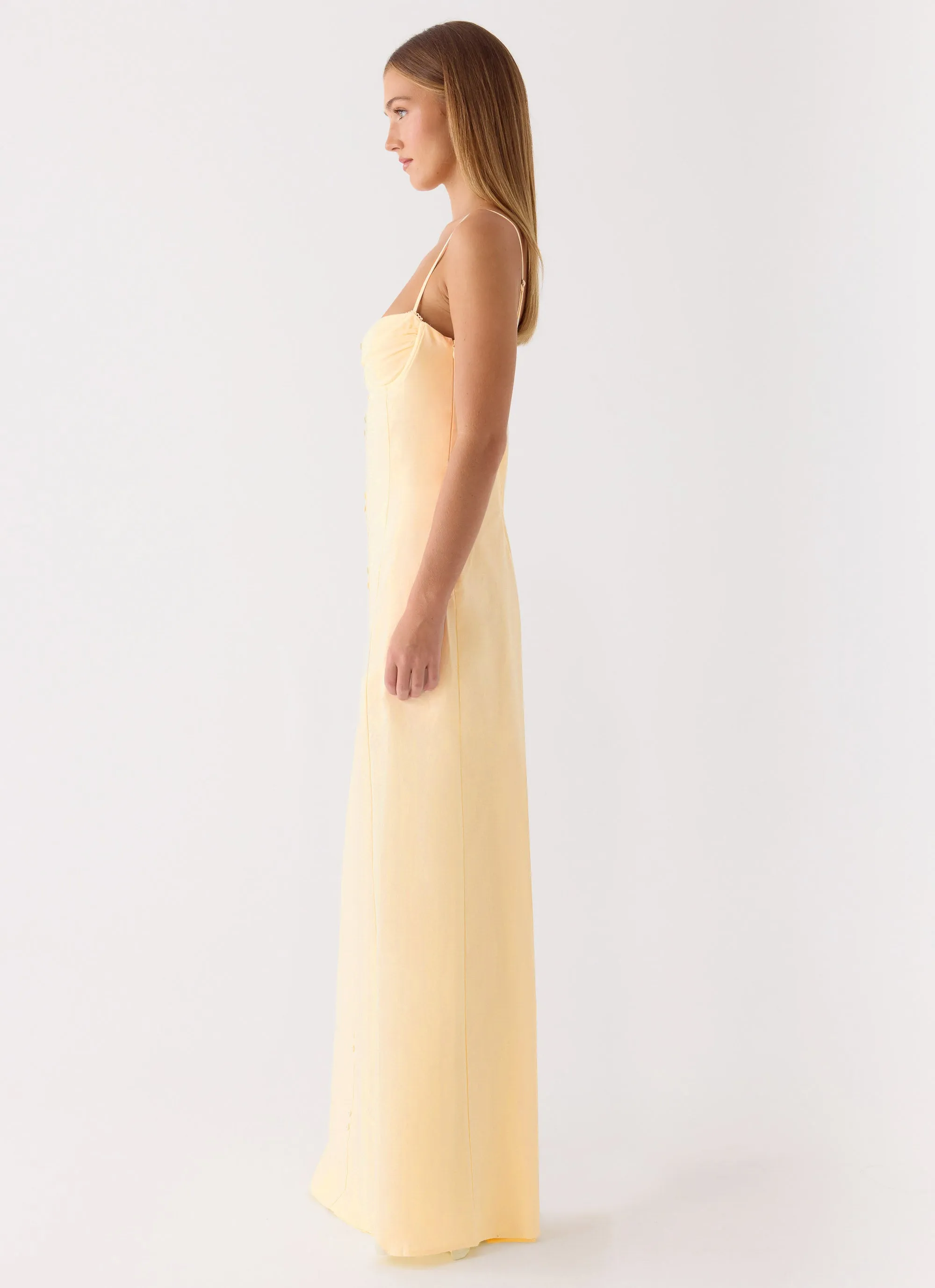 Samah Maxi Dress - Lemon sold by Peppermayo product image thumbnail 3